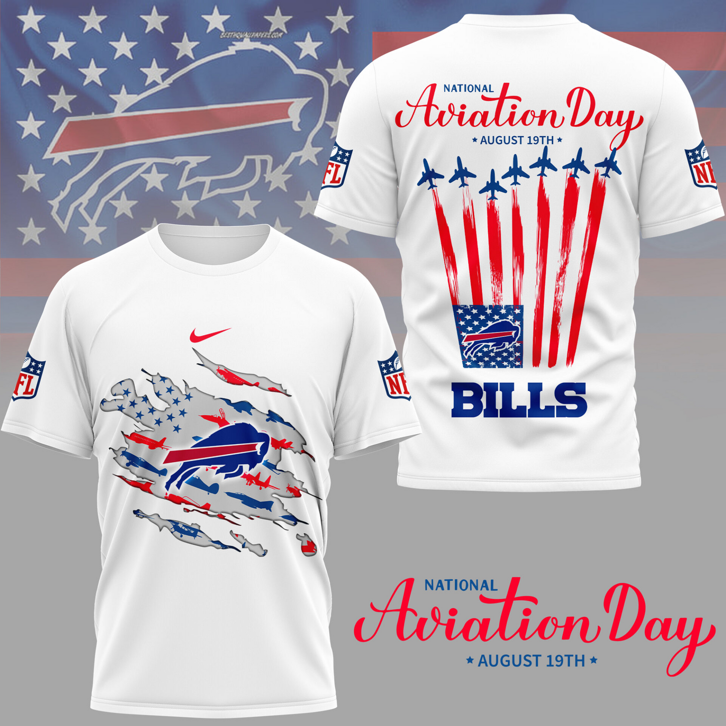 BB Premium National Aviation Day 3D Shirt DDT TTV