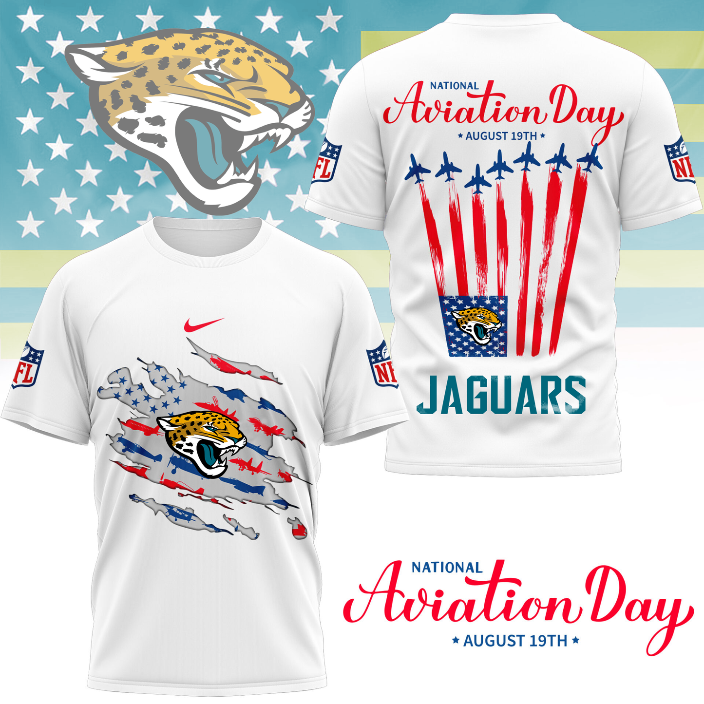 JJ Premium National Aviation Day 3D Shirt DDT TTV