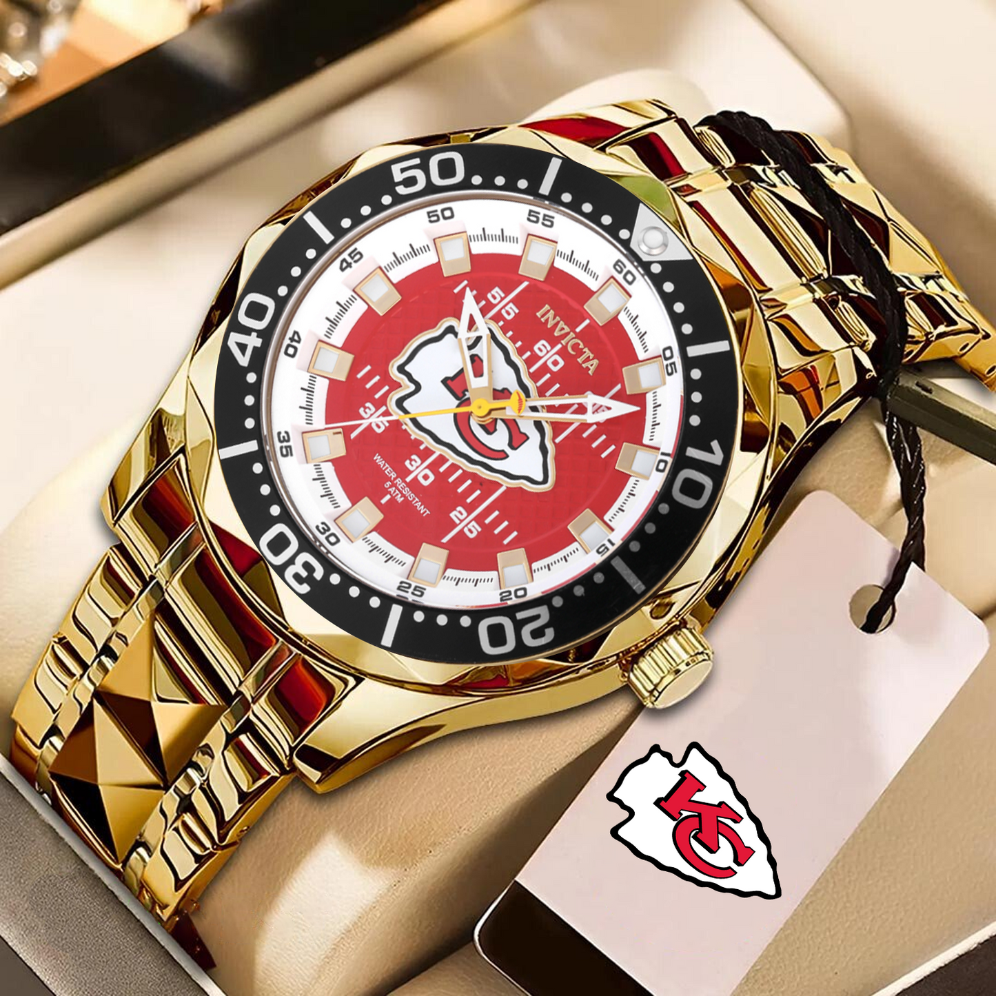 NFL KC Men's Watch V1 DATND TANTD