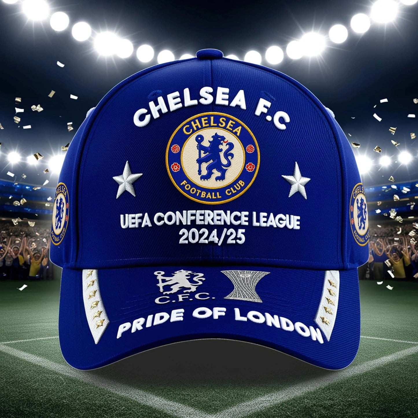CHE UEFA Conference Champions 2025 V5 Classic Cap DDTCTND