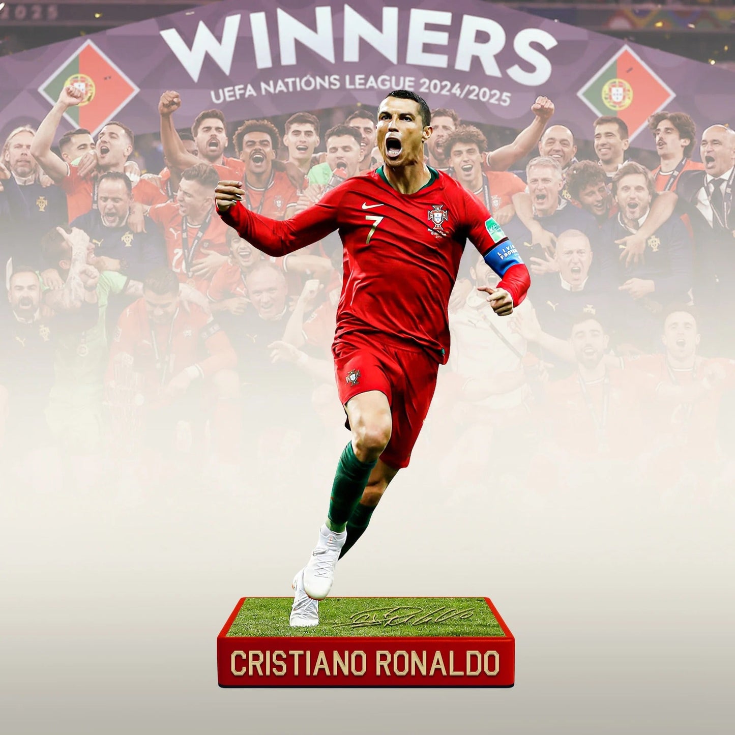 Portugal National Football Team Premium V13 Acrylic Plaque DDTCTND