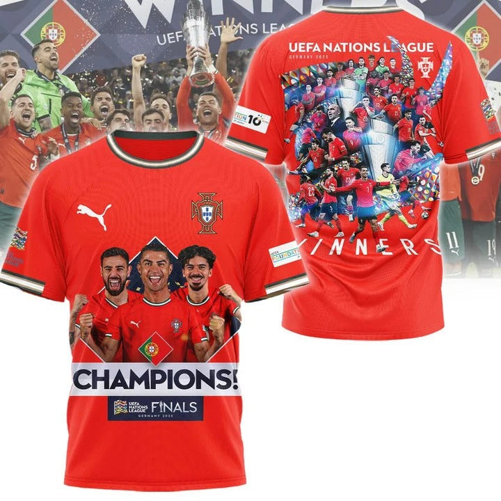 Cristiano Ronaldo x Portugal National Football Team V13 Shirt DDTTTV
