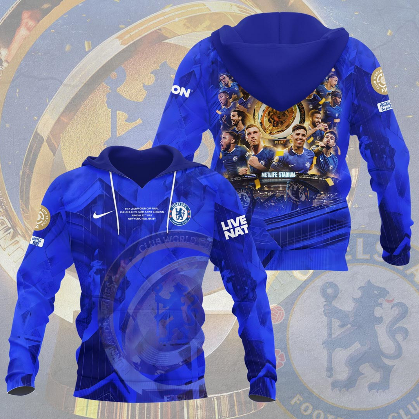 CHE F.C. Champions 2025 3D Shirt V5 1607 DatND DVT