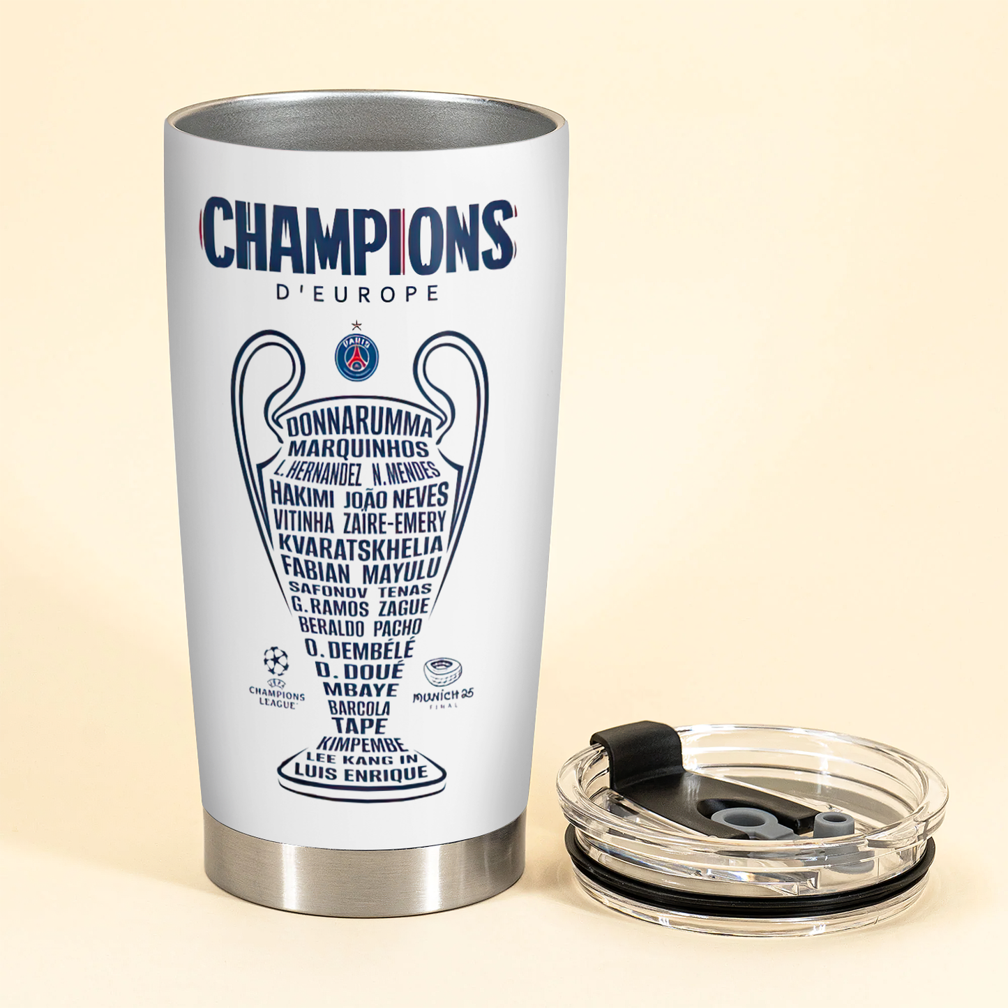 Paris SG UEFA Champions League V7 Winner Tumbler DDTCTND