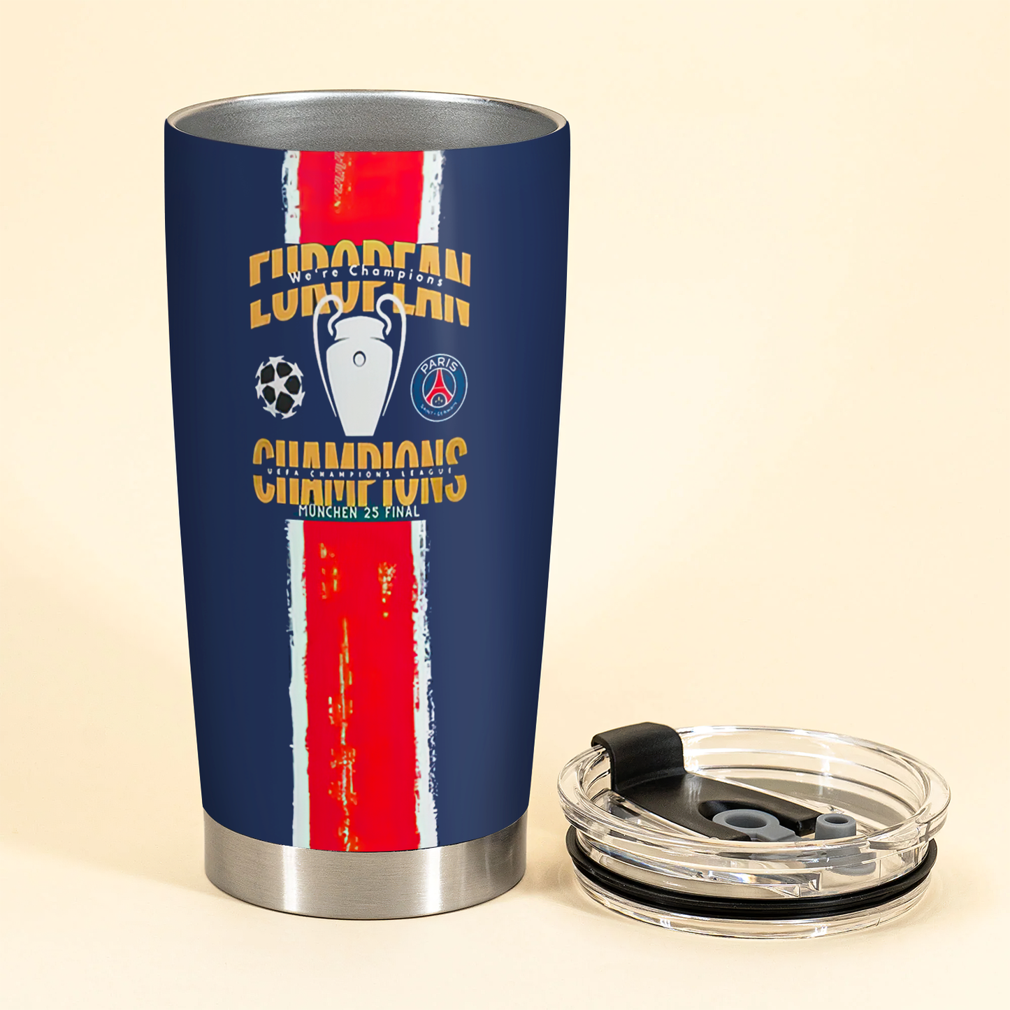 Paris SG UEFA Champions League V13 Winner Tumbler DDTCTND