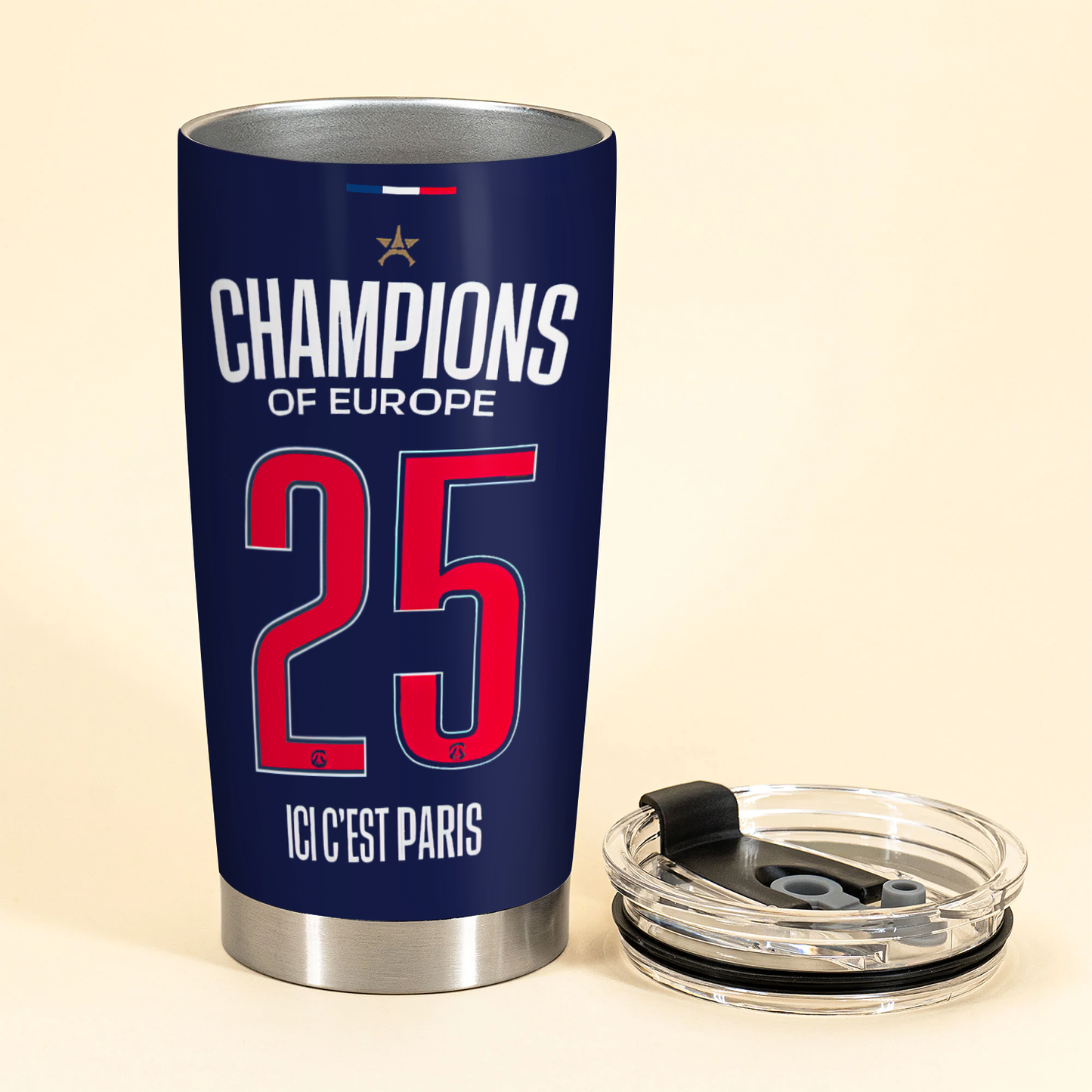 Paris SG UEFA Champions League Winner Tumbler DDTCTND