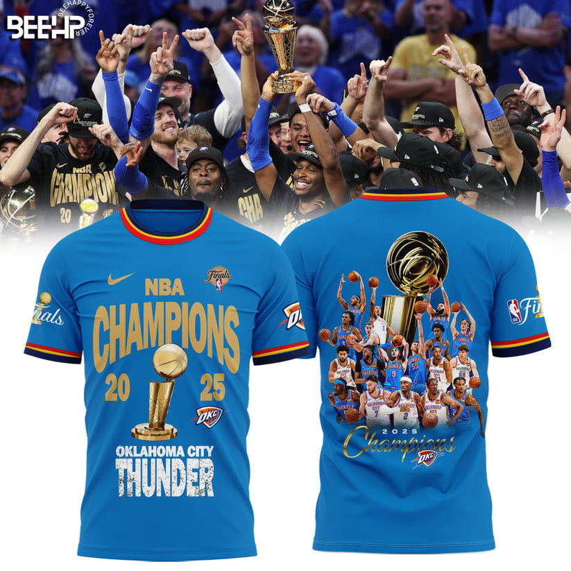 OKC NBA Finals Champions 2025 V23 Shirt DDT TTV