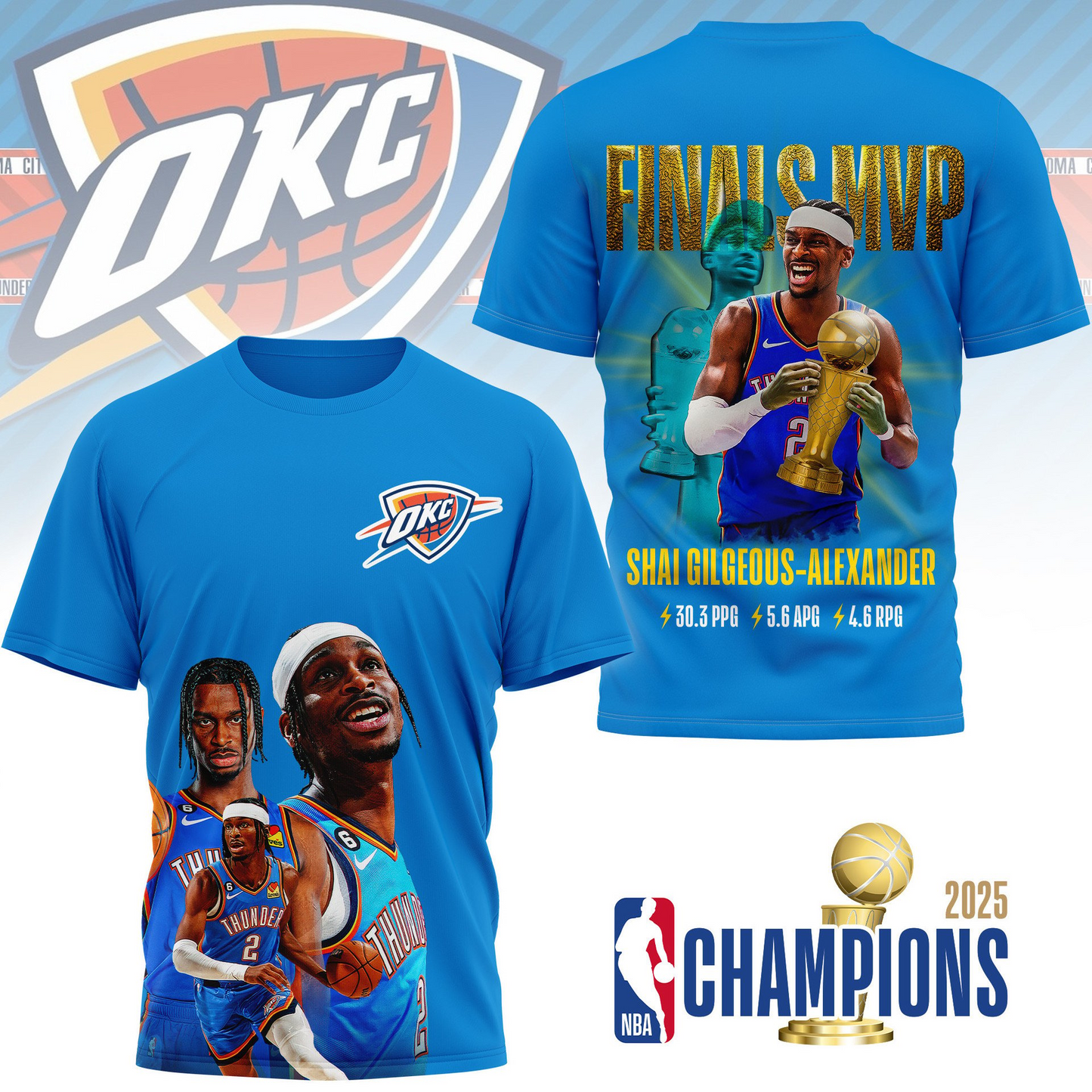 OKC NBA Finals Champions 2025 V13 Shirt DDT TTV