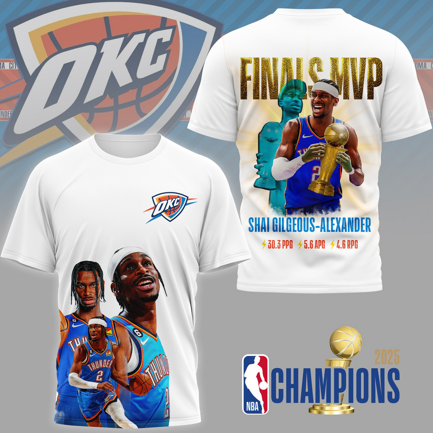 OKC NBA Finals Champions 2025 V13 Shirt DDT TTV