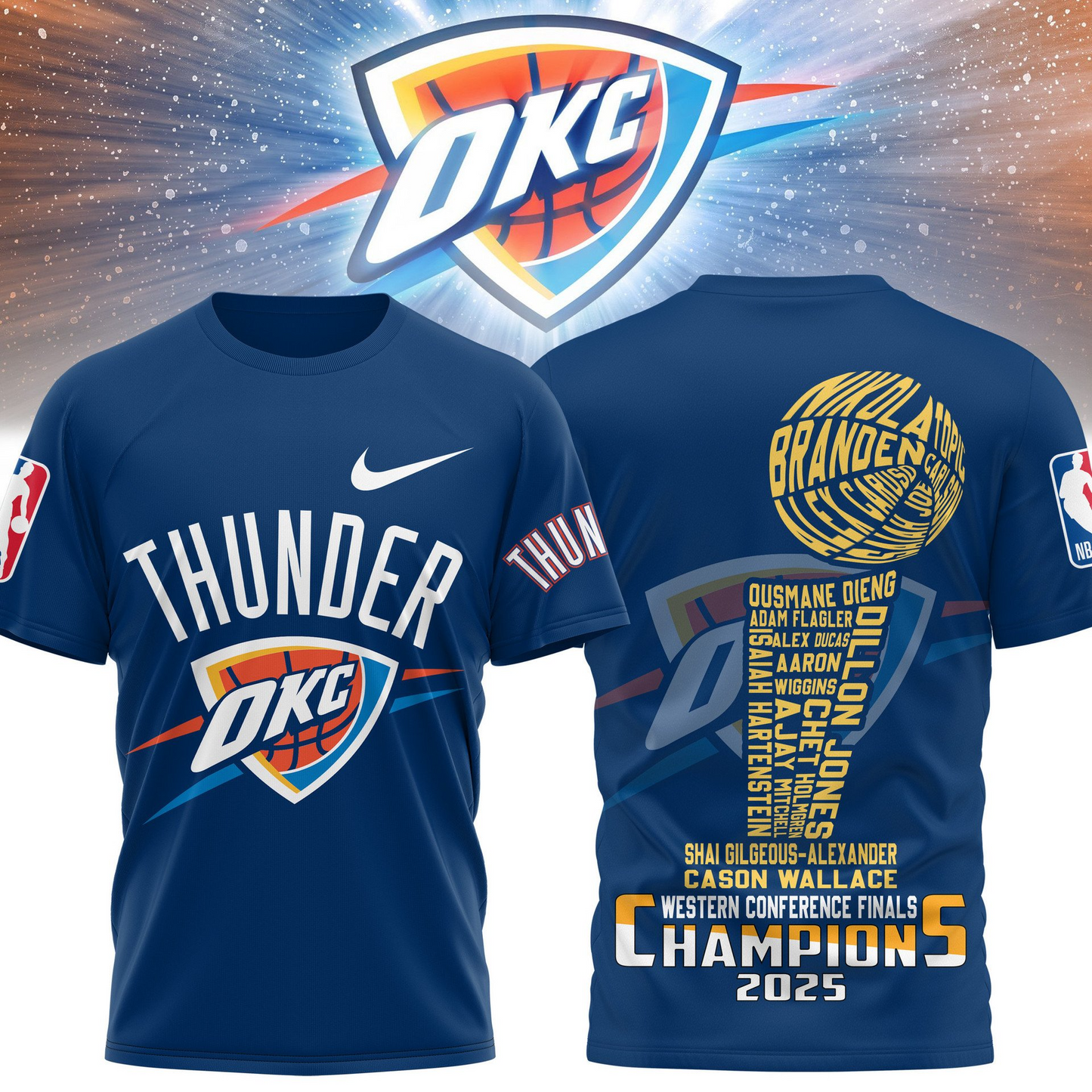 OKC NBA Finals Champions 2025 V15 Shirt DDT TTV