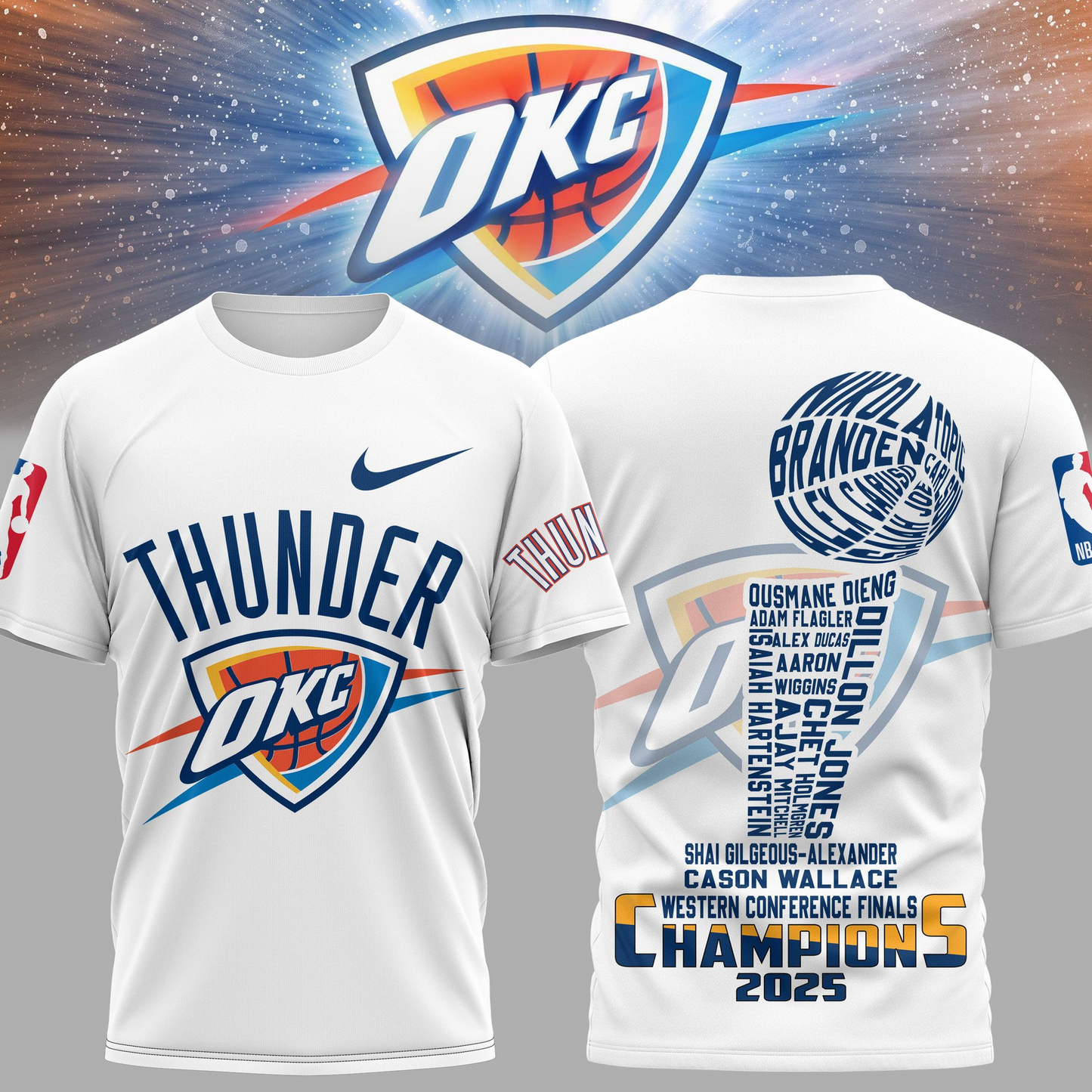 OKC NBA Finals Champions 2025 V15 Shirt DDT TTV