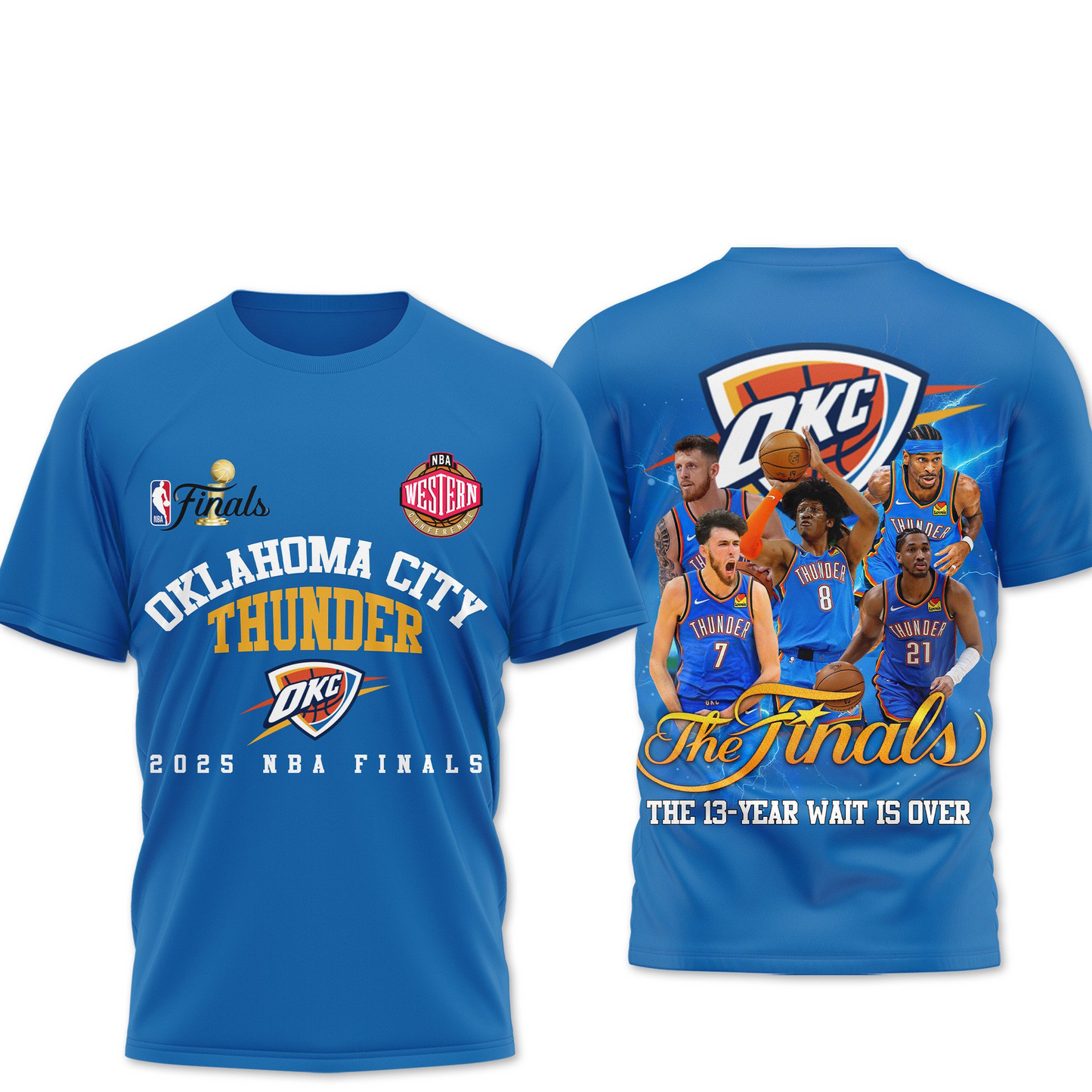 OKC NBA Finals Champions 2025 V17 Shirt DDT TTV