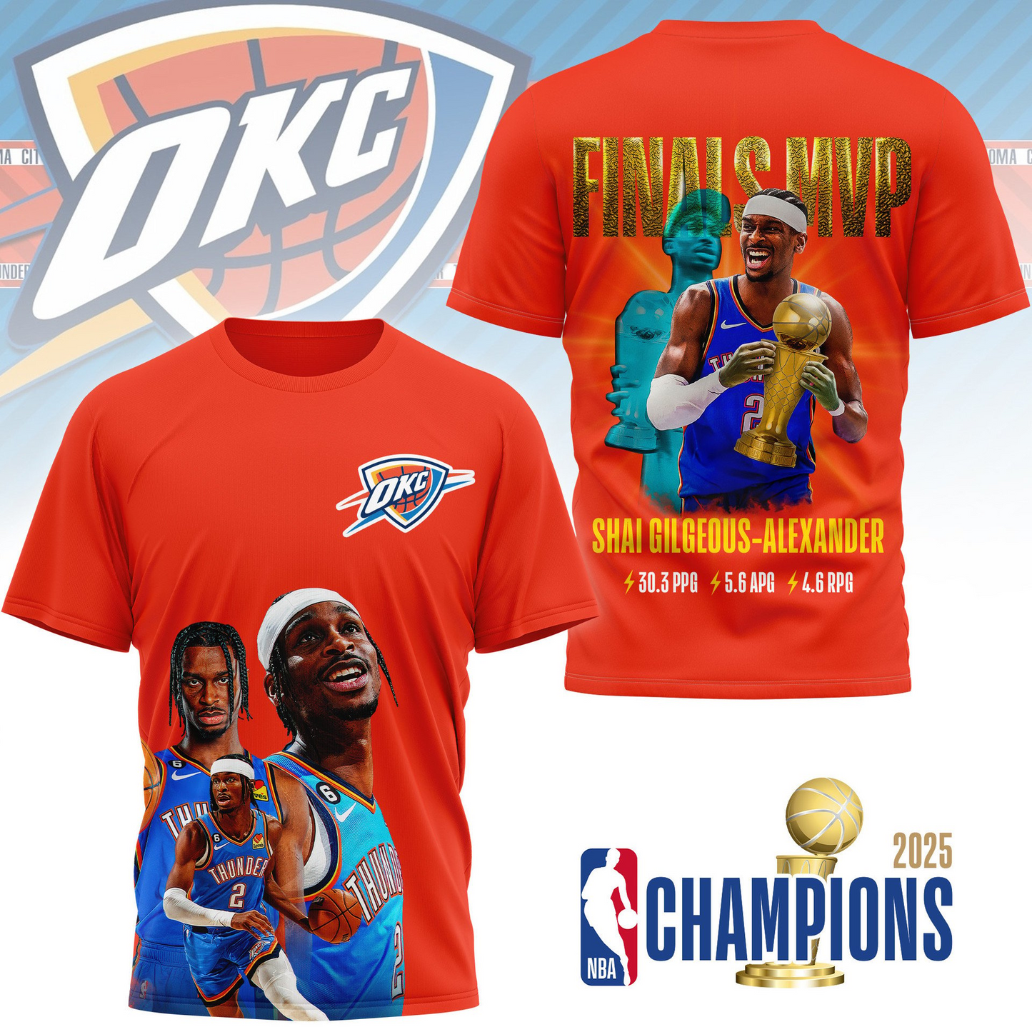 OKC NBA Finals Champions 2025 V13 Shirt DDT TTV