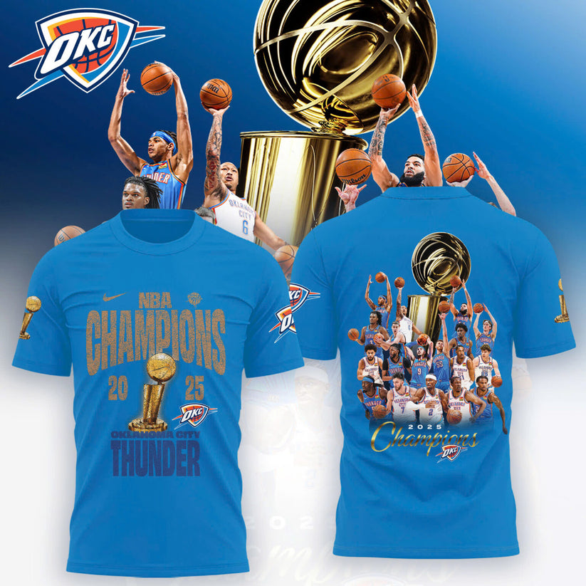 OKC NBA Finals Champions 2025 V37 Shirt DDT TTV