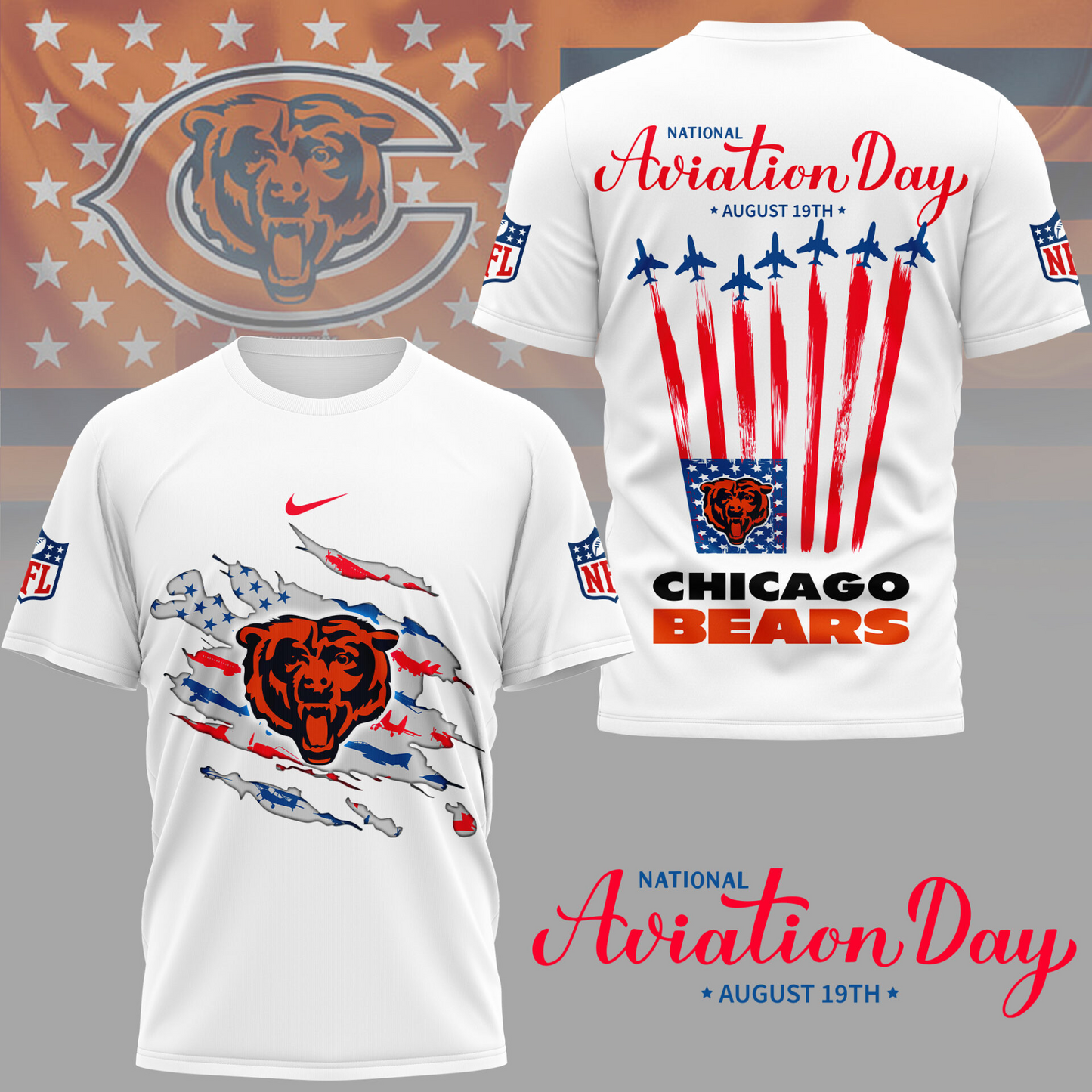 CHI Premium National Aviation Day 3D Shirt DDT TTV