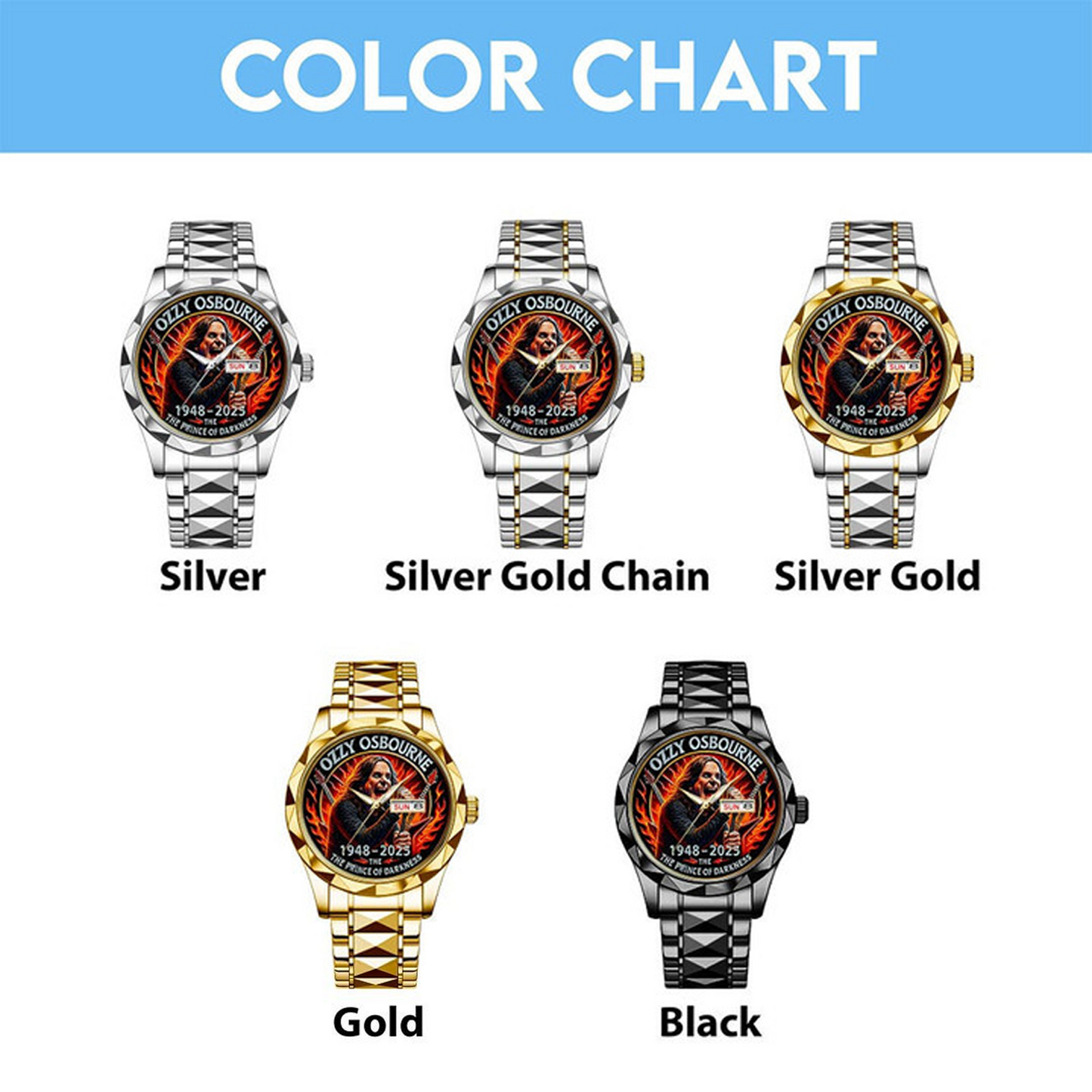 BKS x OZOS Alloy Luxury Quartz Watch V1 DatND DVT