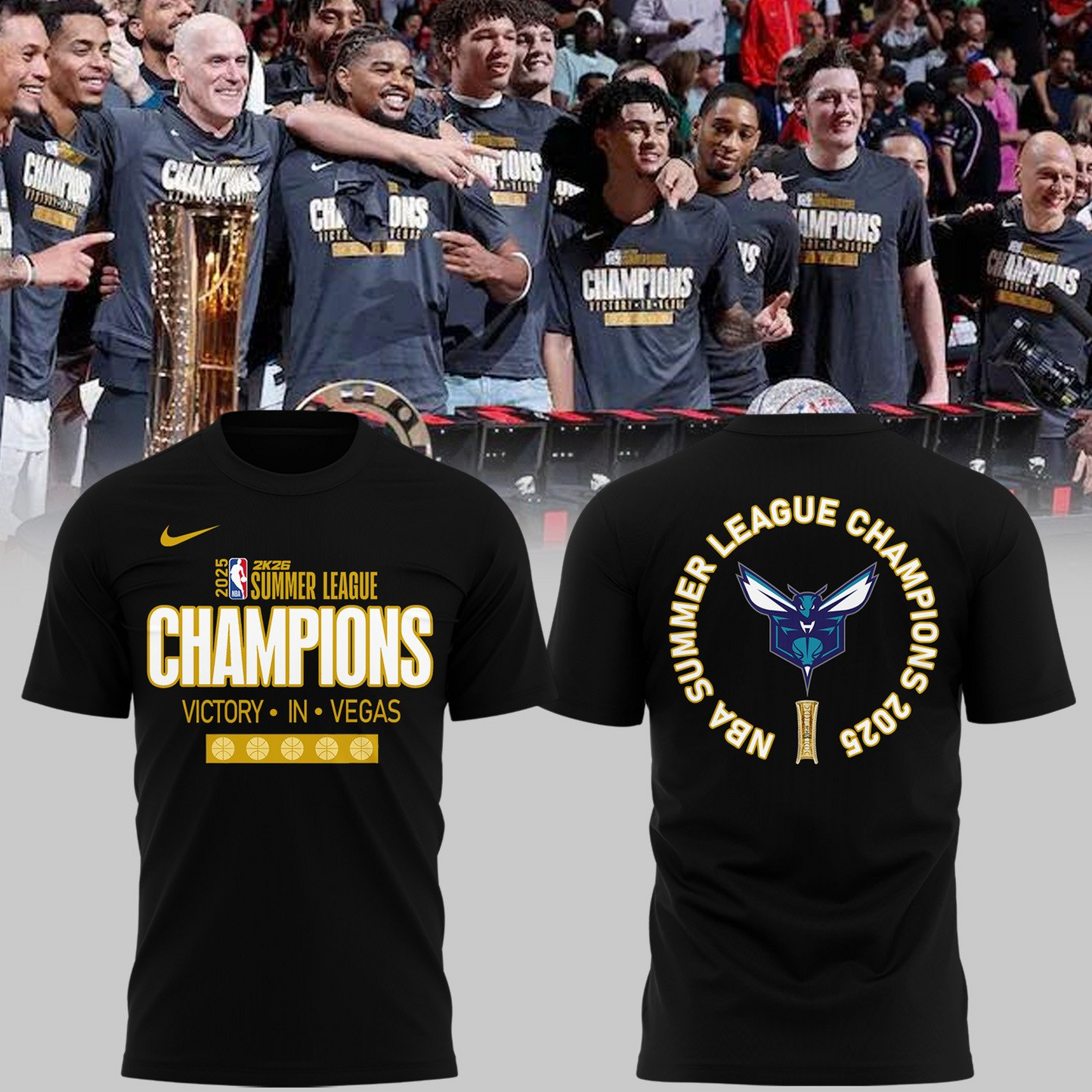 CHA 2025 Summer League Champions Undisputed In Vegas 3D Shirt V5 DatND DVT