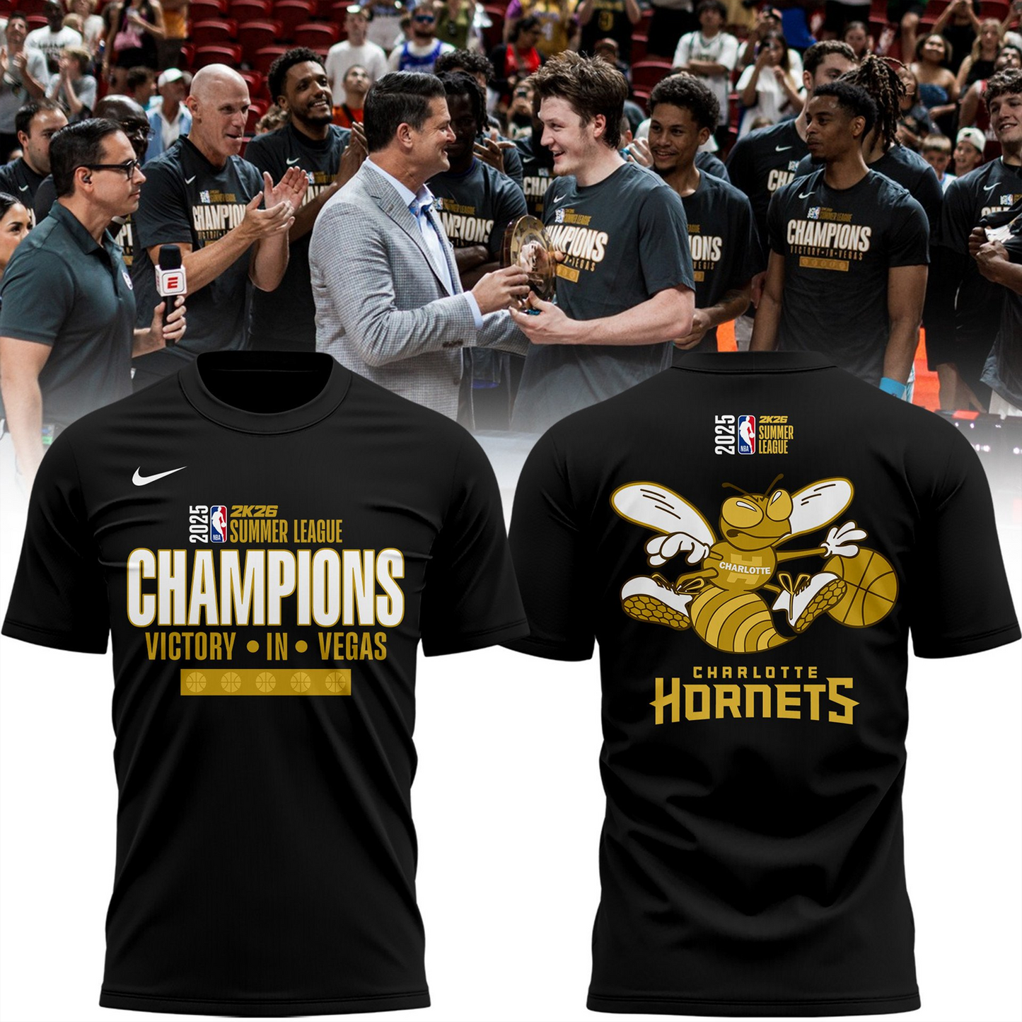 CHA 2025 Summer League Champions Undisputed In Vegas 3D Shirt V7 DatND DVT