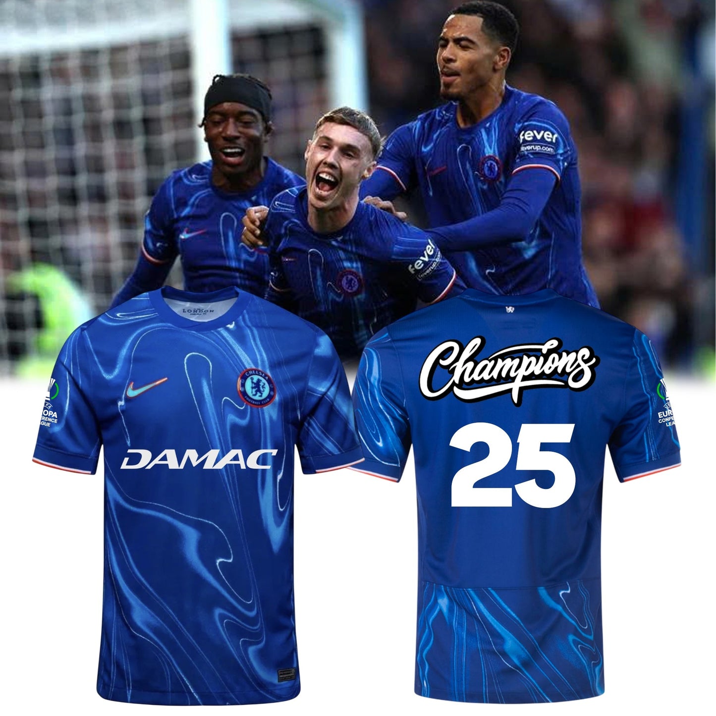 CHE UEFA Conference Champions 2025 V8 Shirt DDTCTND