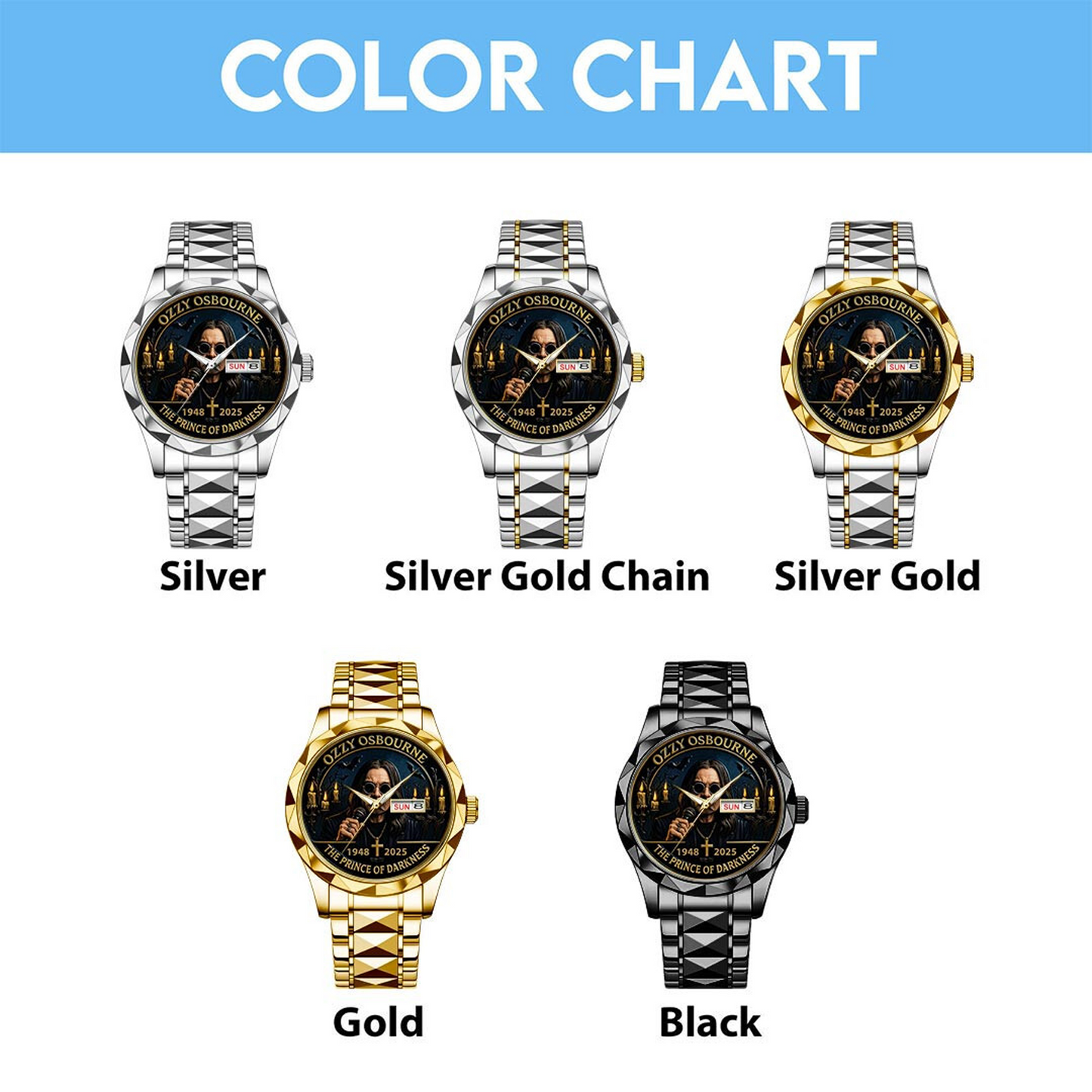 BKS x OZOS Alloy Luxury Quartz Watch V2 DatND DVT