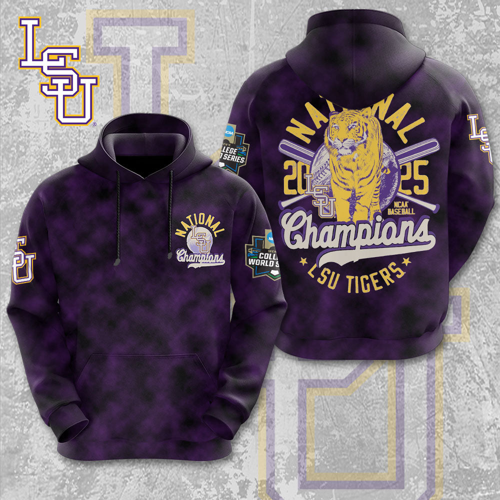 LSU Wins 2025 DI Baseball National Championship V6 Shirt DDT CTND