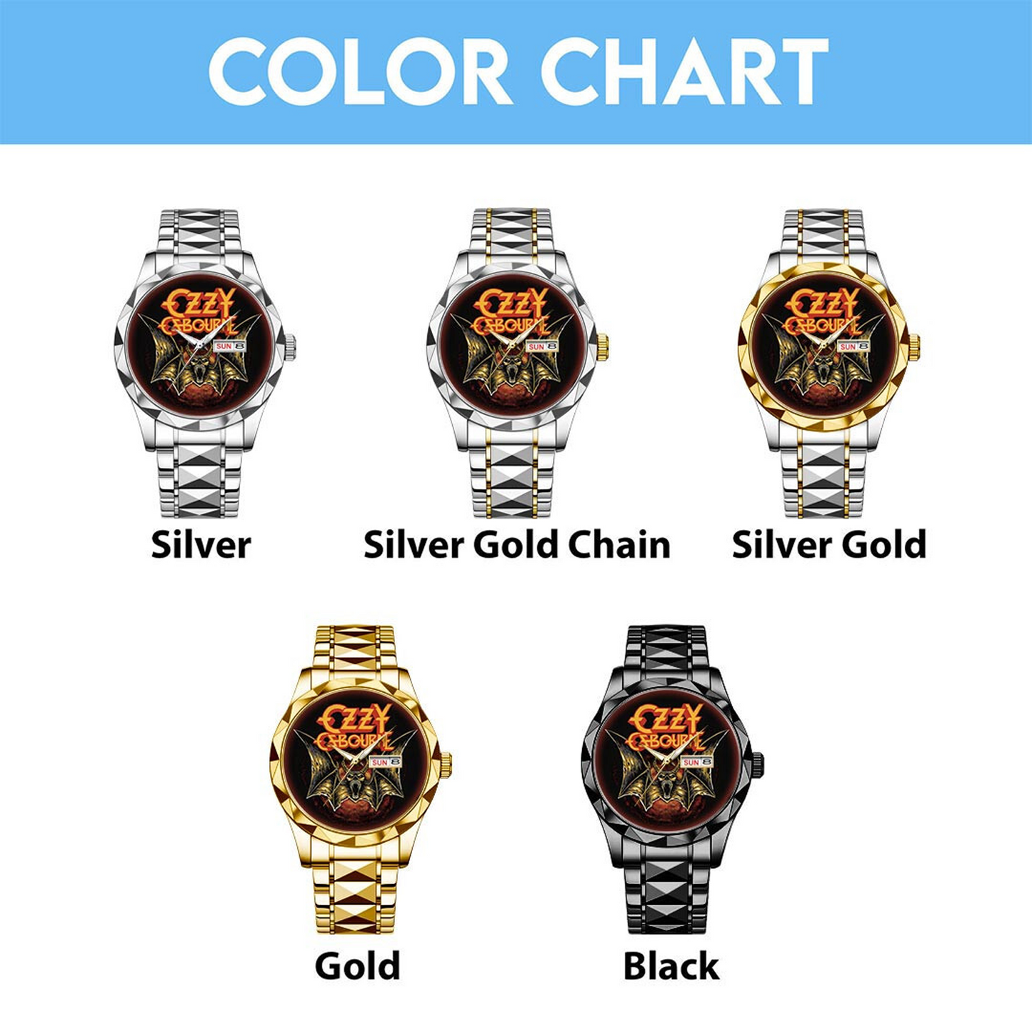 BKS x OZOS Alloy Luxury Quartz Watch V3 DatND DVT