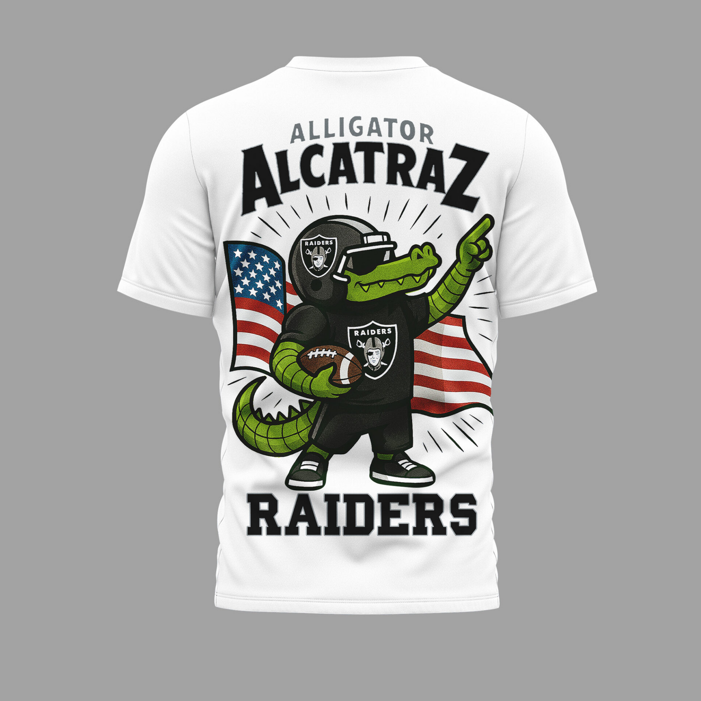 LVR Premium NFL x Alligator Alcatraz 3D Shirt DDT 220725 TTV