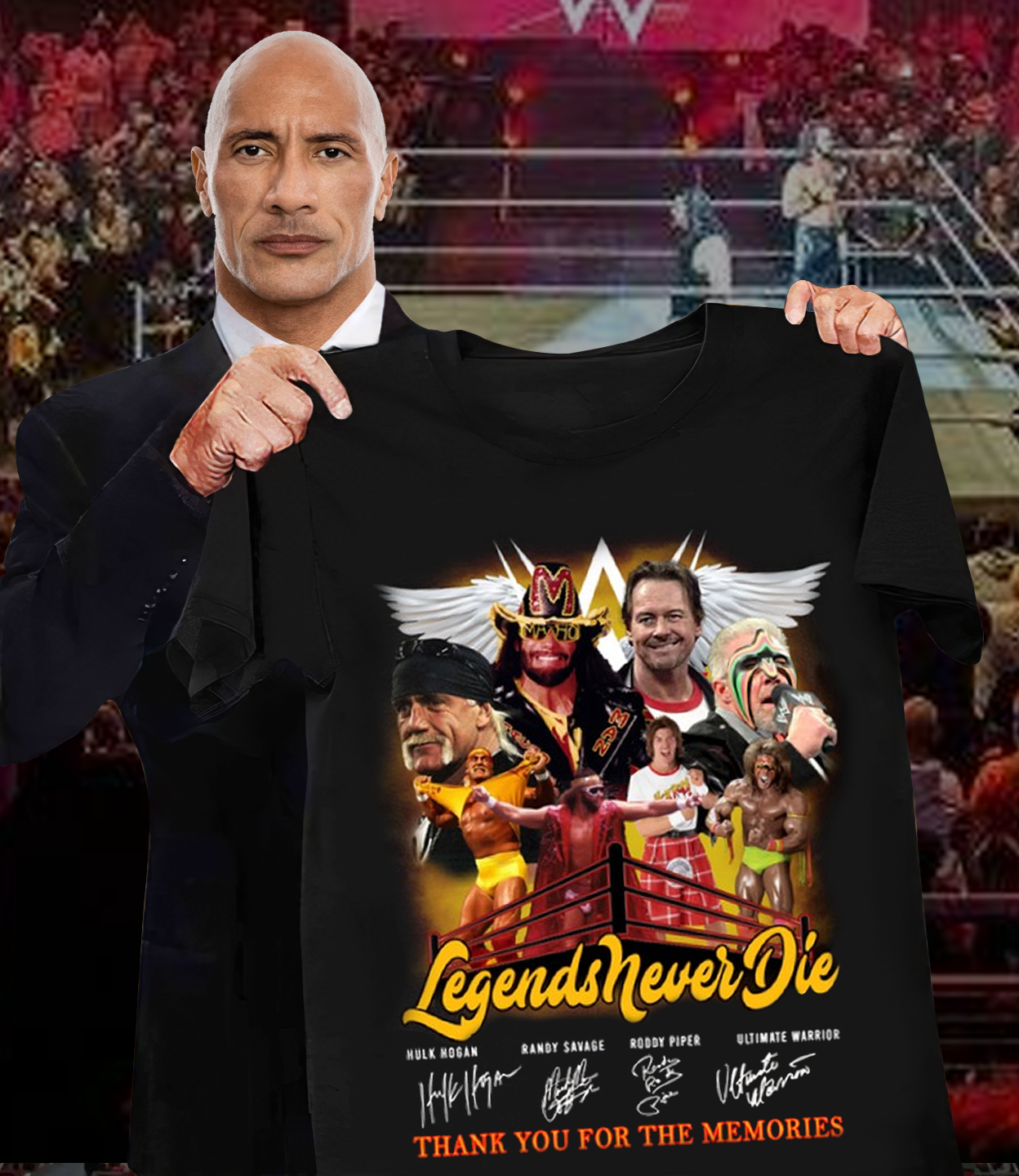 Hulk Hogan “In Loving Memory” 2D Shirt V3 DatND DVT