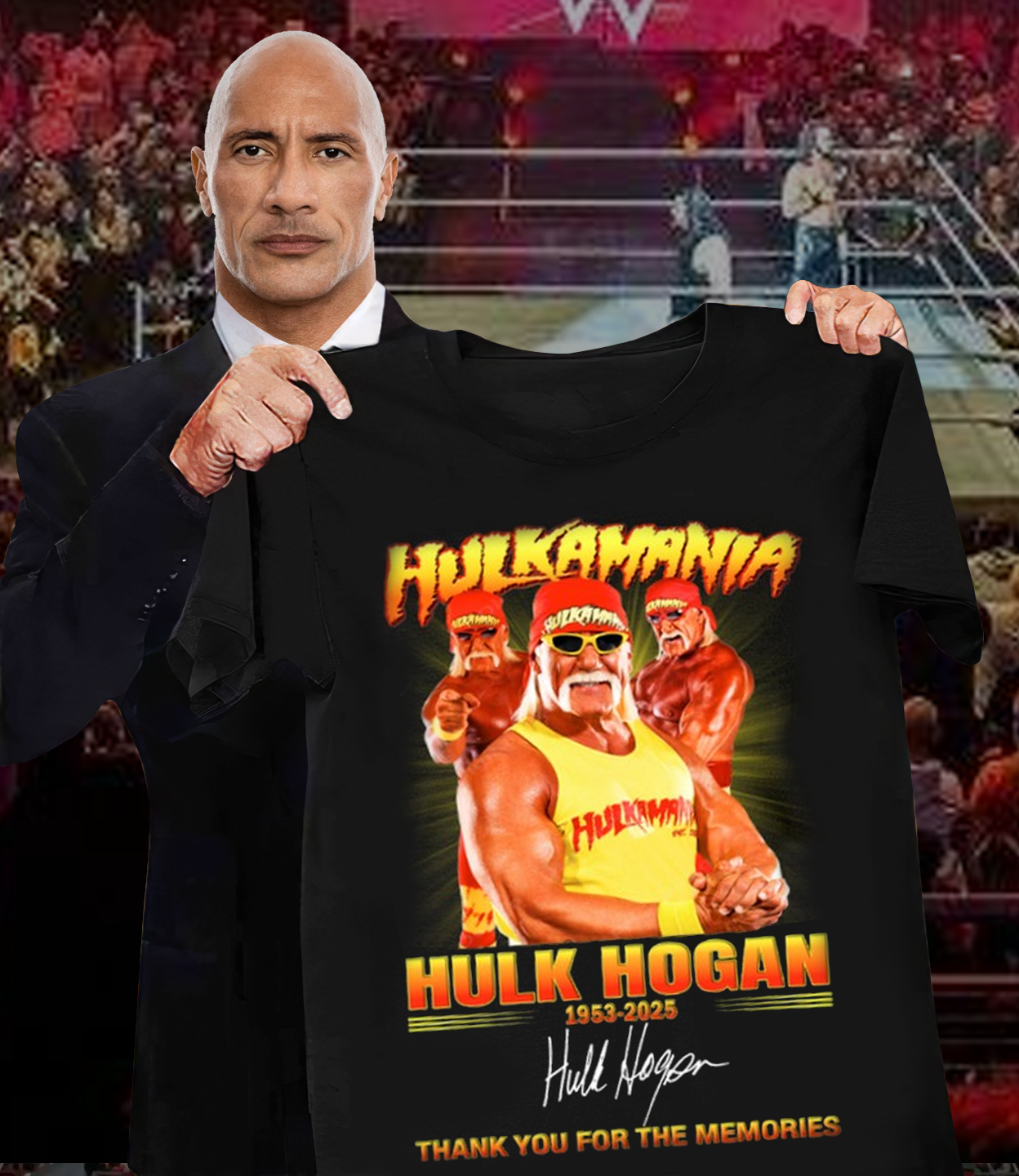 Hulk Hogan “In Loving Memory” 2D Shirt V4 DatND DVT