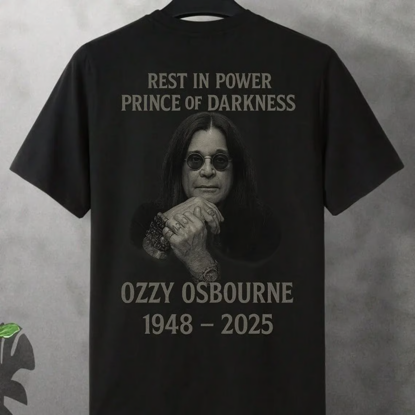 Ozzy Osbourne “In Loving Memory” 2D Shirt V1 DatND DVT
