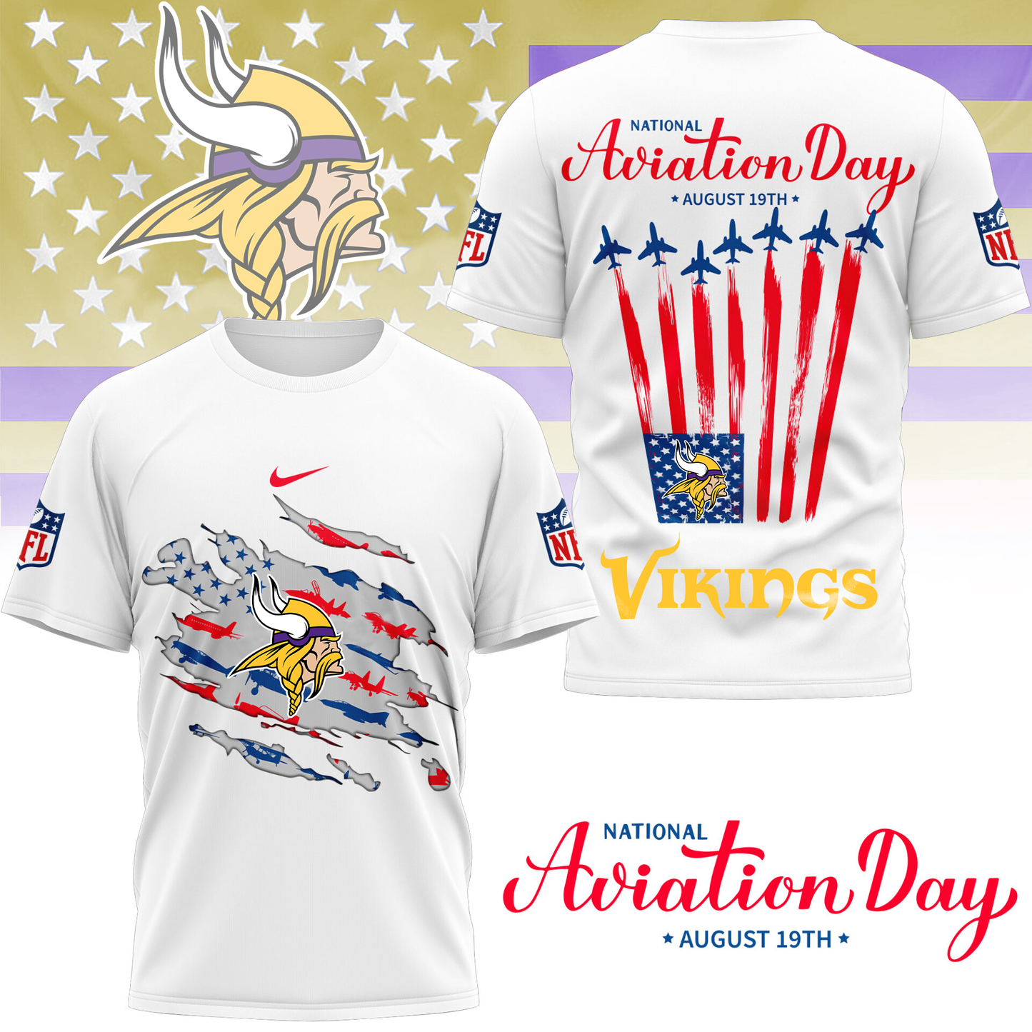 MV Premium National Aviation Day 3D Shirt DDT TTV