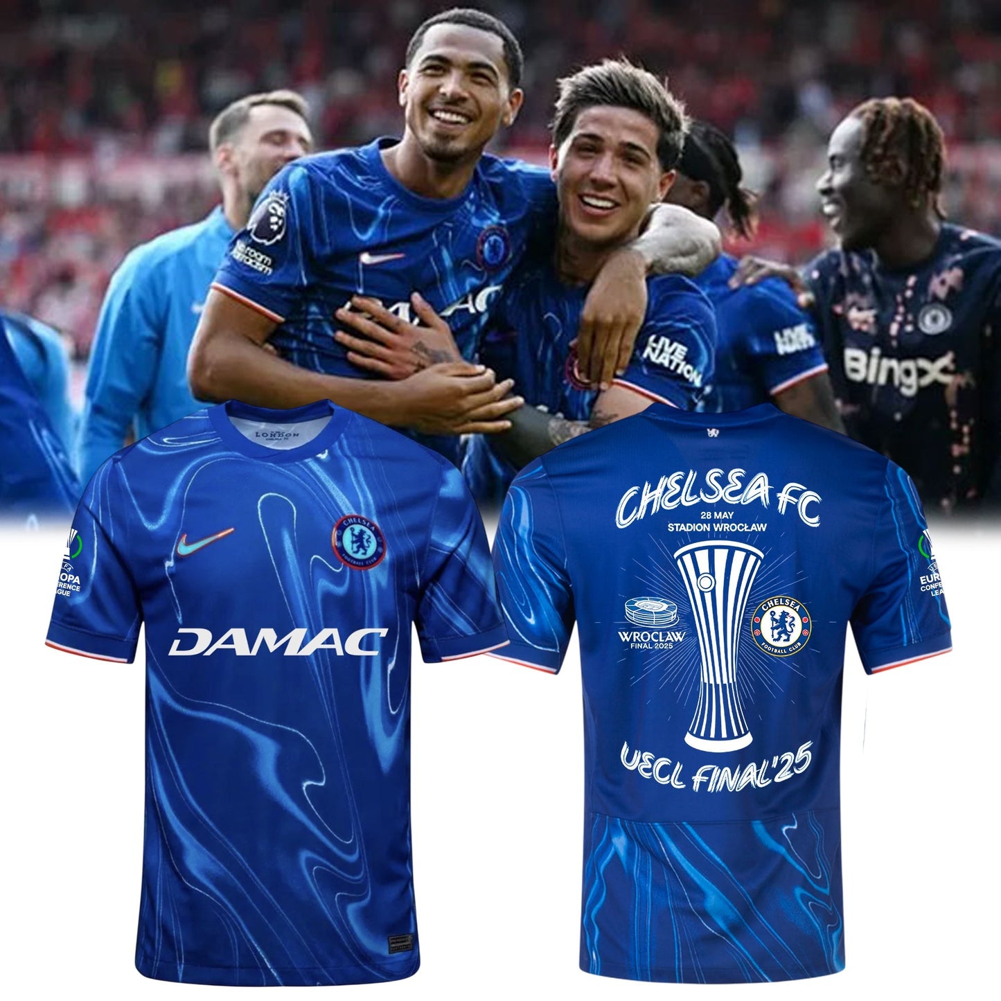 CHE UEFA Conference Champions 2025 V9 Shirt DDTCTND