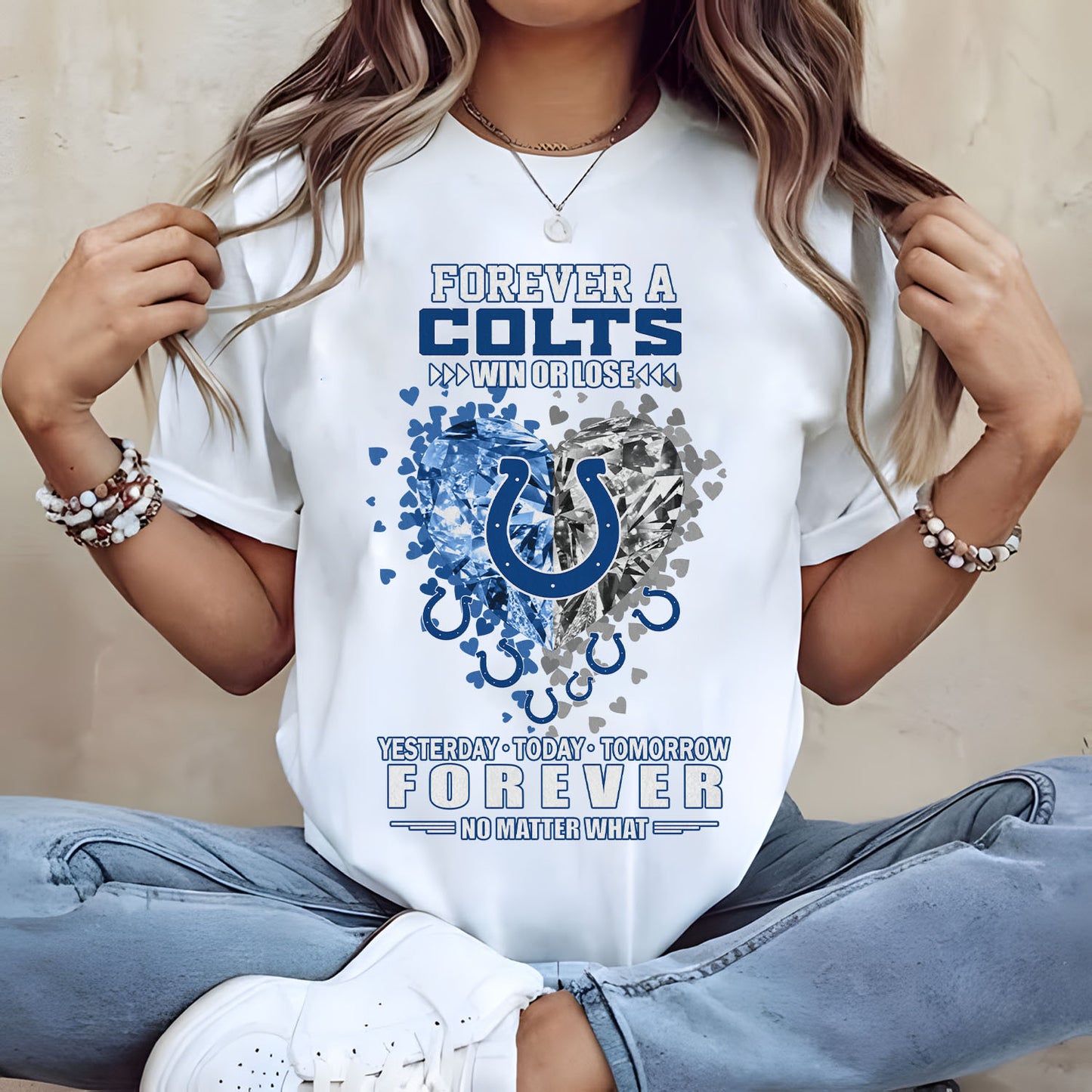 IND Forever Win Or Lose Yesterday Today Tomorrow Forever No Matter What 2D Shirt 2407 DatND DVT