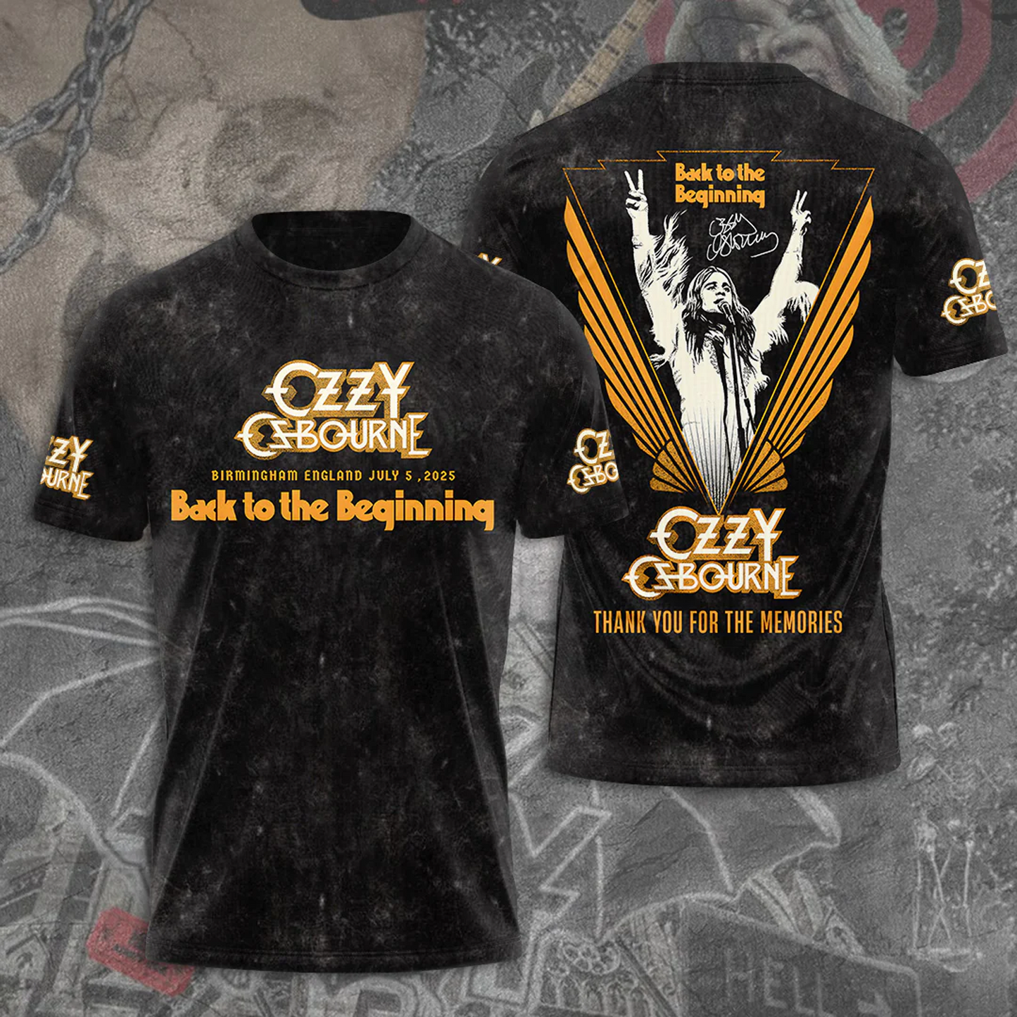 Ozzy Osbourne “In Loving Memory” 3D Shirt V5 DatND DVT