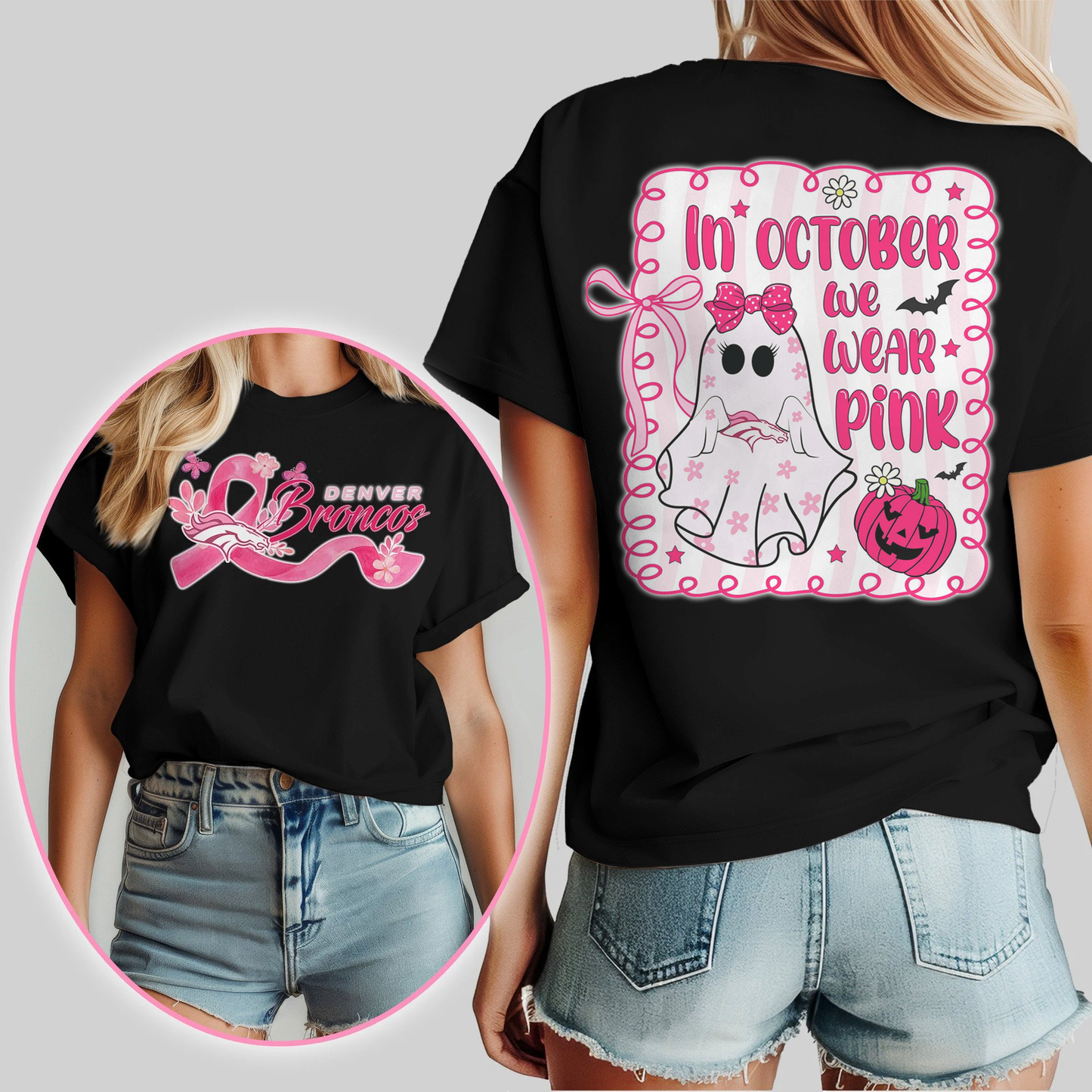 NFL DB - In October We Wear Pink Shirt DDT NTL