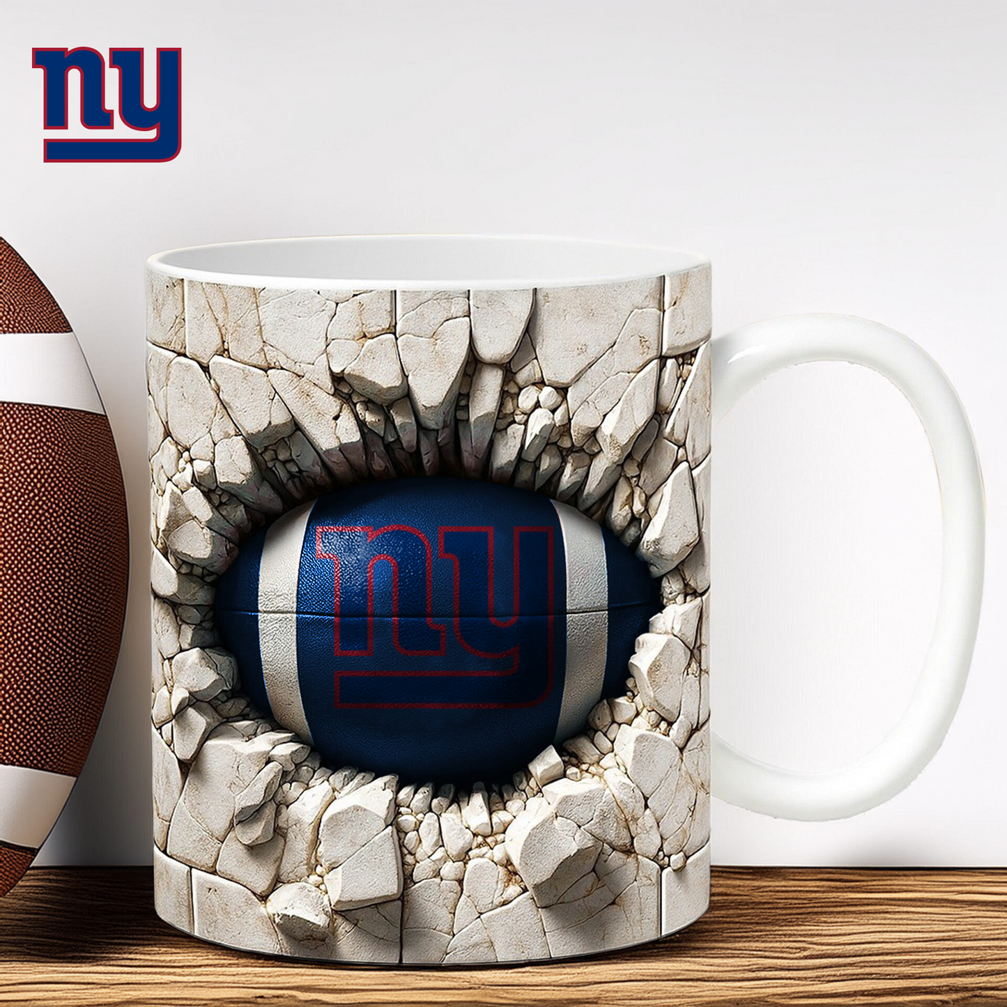 NYG Premium NFL Ceramic Mug DDT CTND