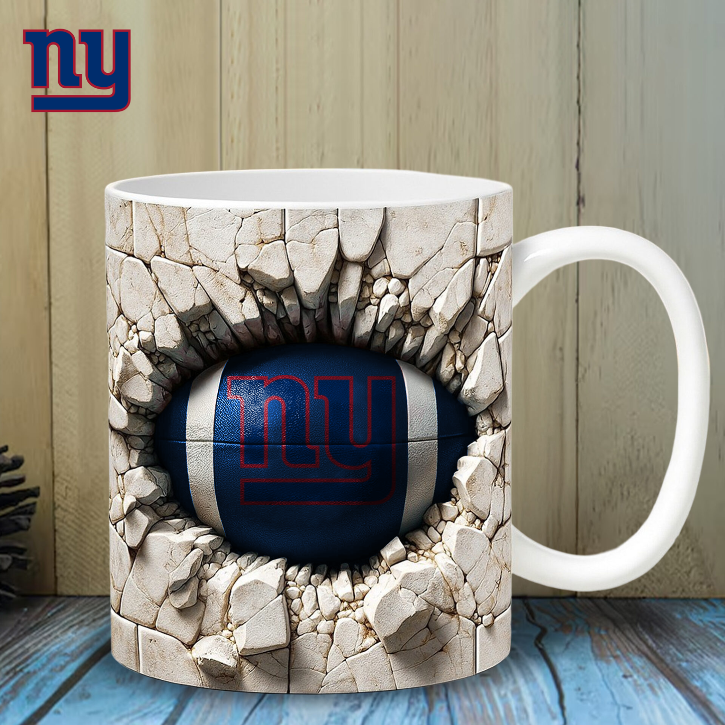 NYG Premium NFL Ceramic Mug DDT CTND