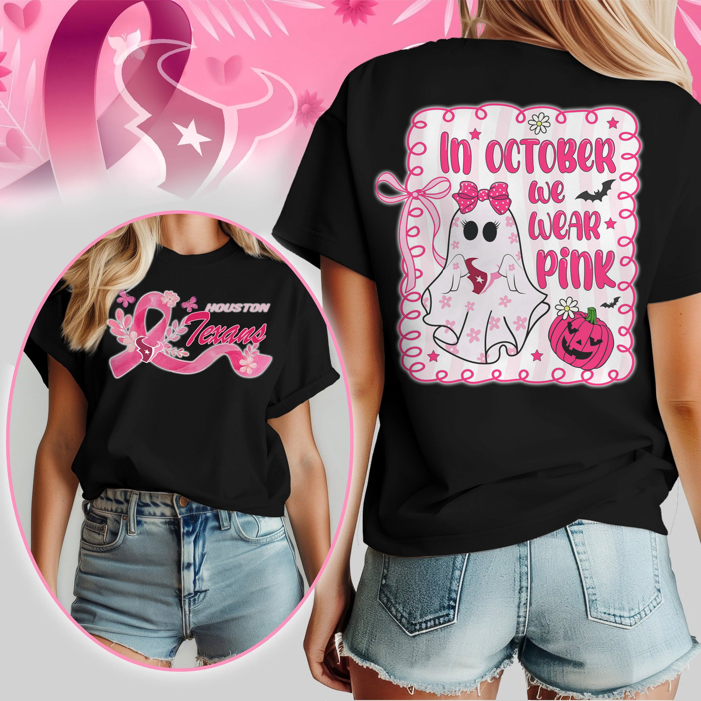 NFL HT - In October We Wear Pink Shirt DDT NTL
