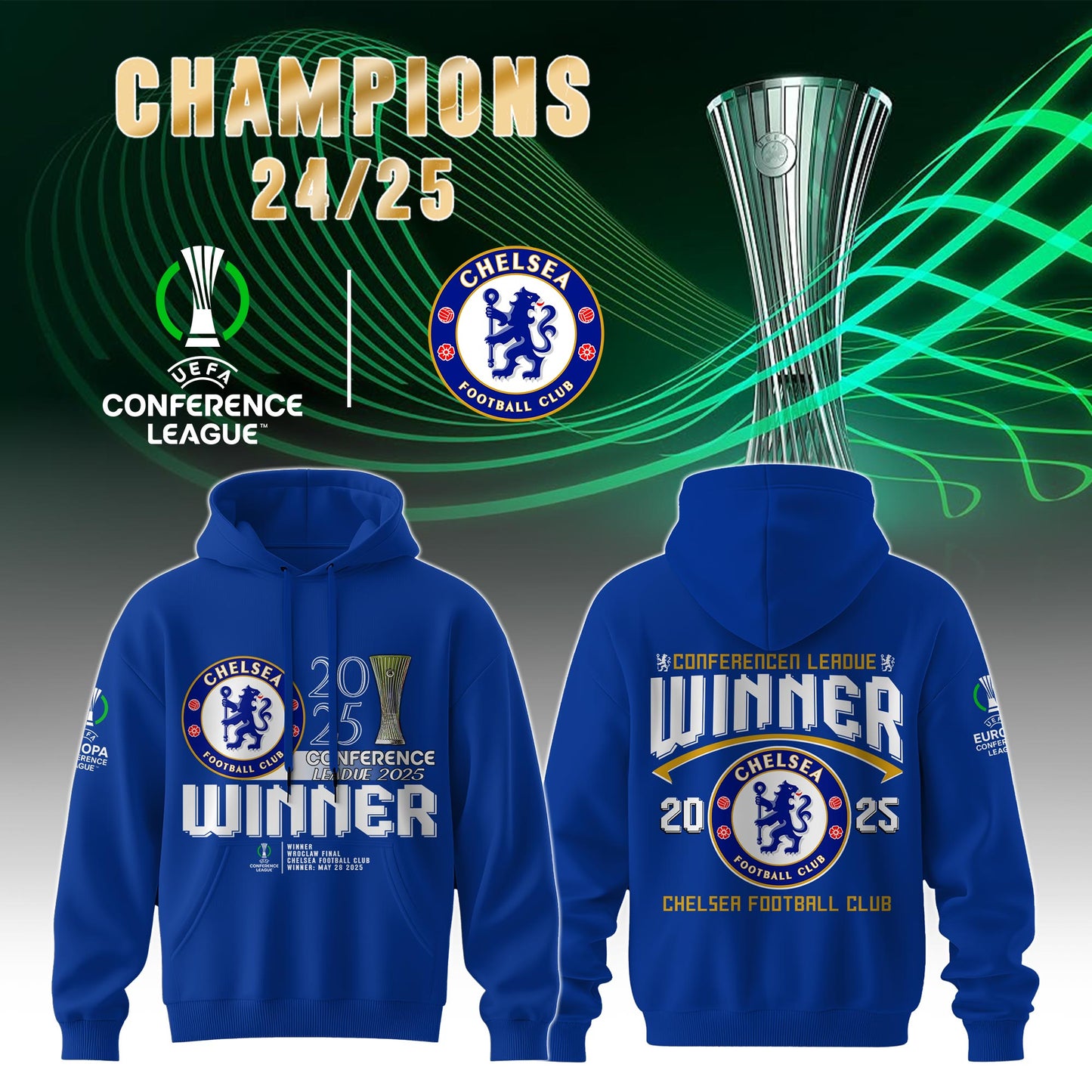 CHE UEFA Conference Champions 2025 V6 Shirt DDTCTND