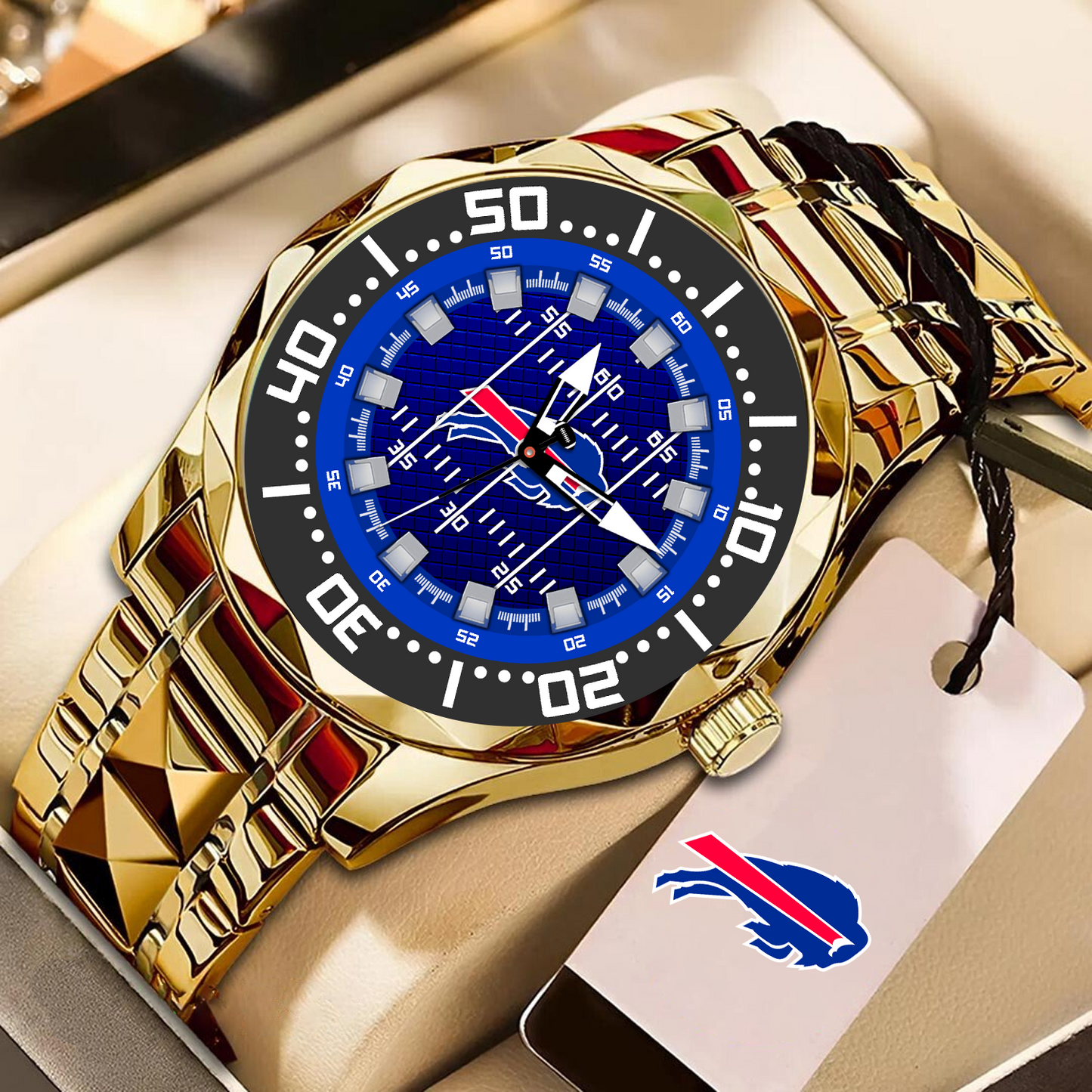 BUF x NFL Men's Watch DATND TANTD