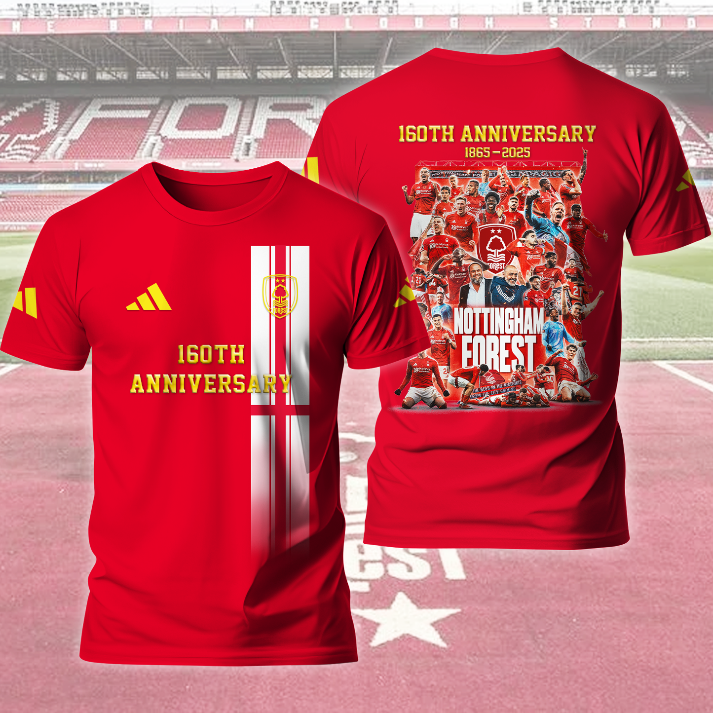 Premium Premier League Nottingham Forest 160th Anniversary Shirt NMD