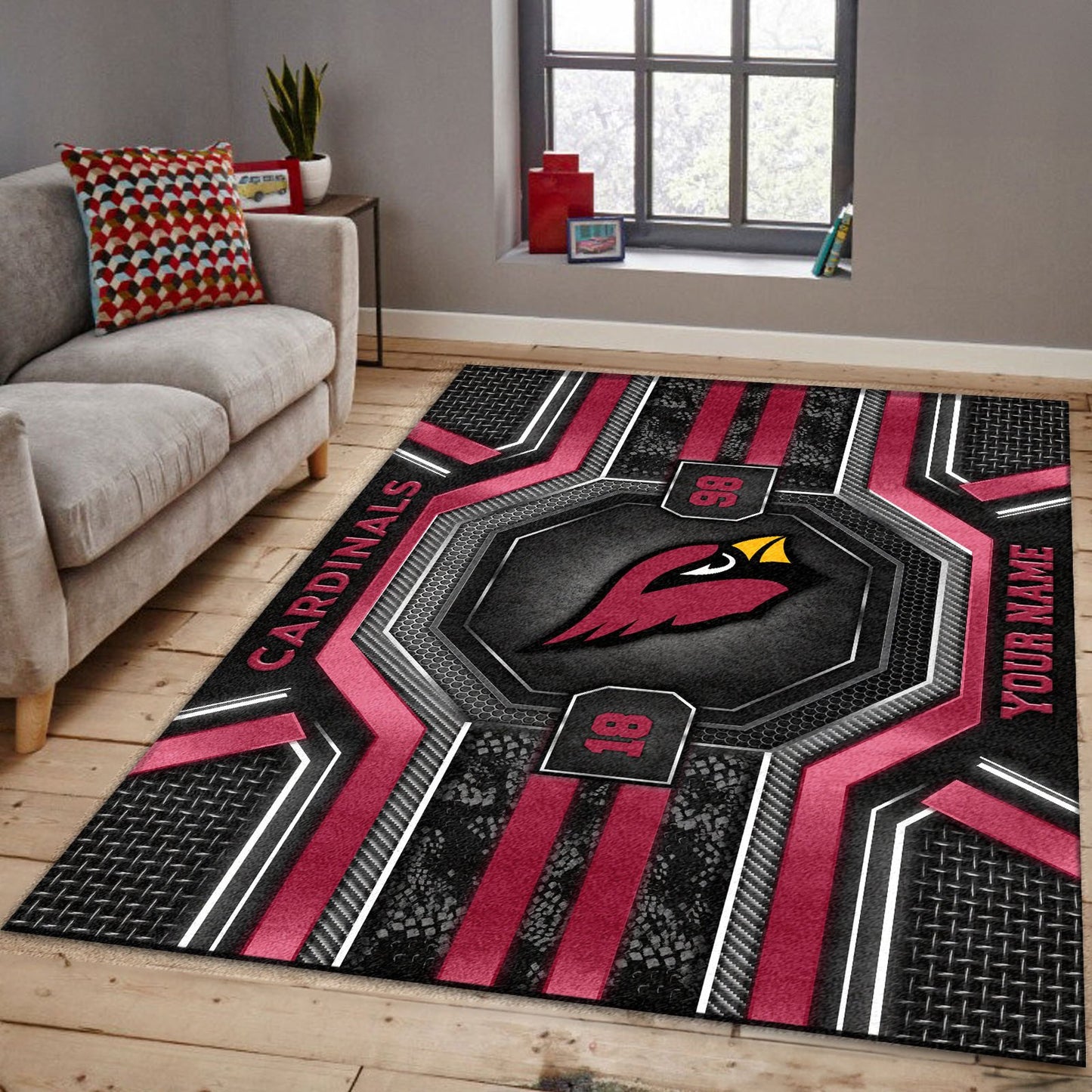 ARI x NFL Custom Rug DatND DVT