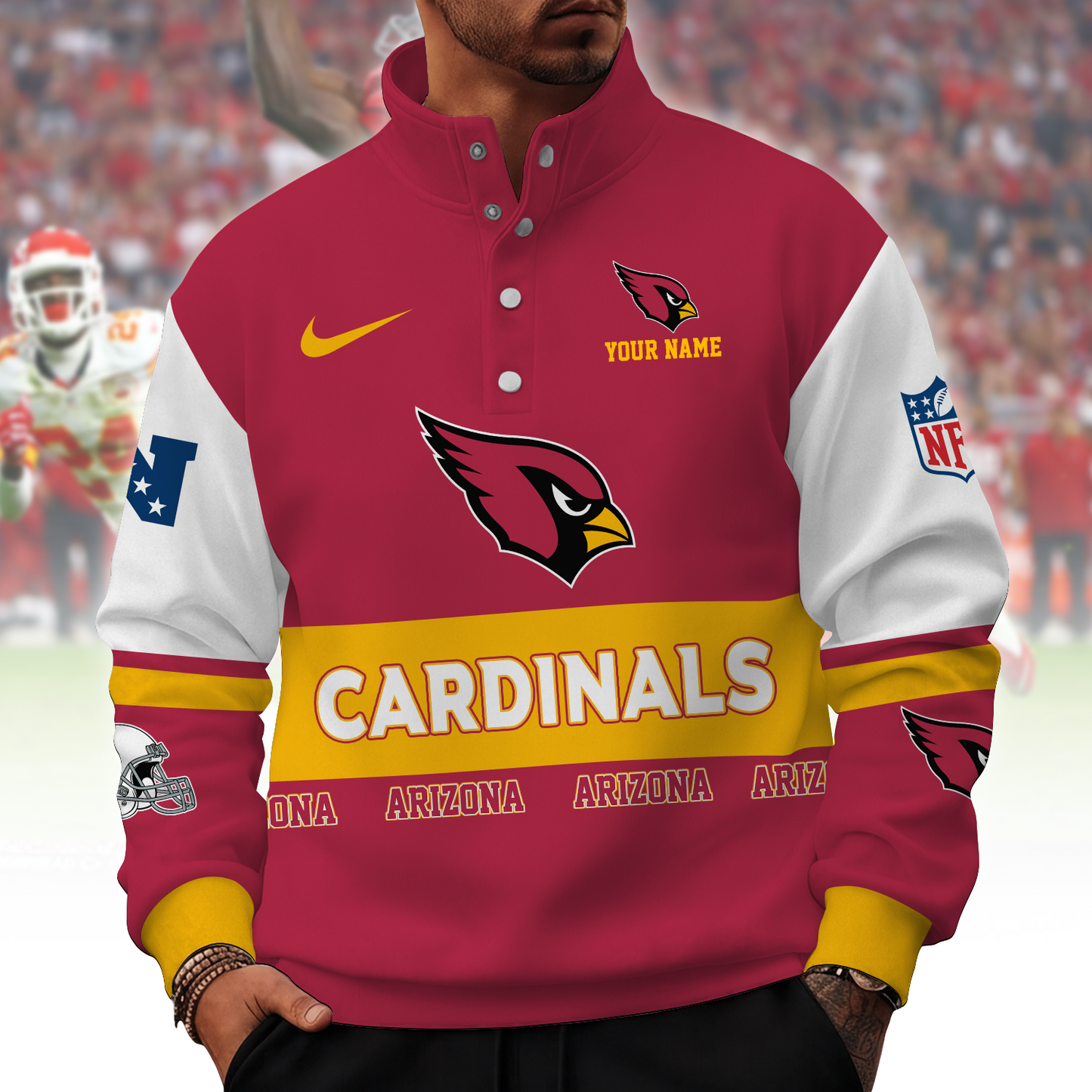 ARI x NFL Stand Collar Sweatshirt 0210 DatND DVT