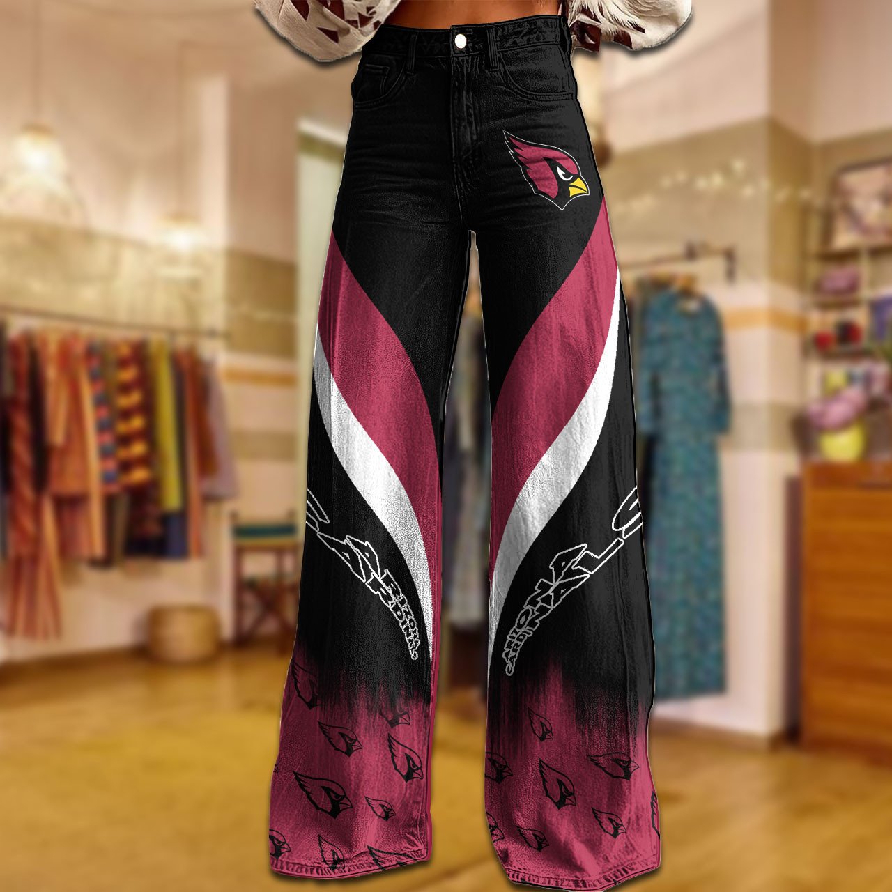 ARI x NFL Women's Casual Wide Leg Pants DATND TANTD 281025