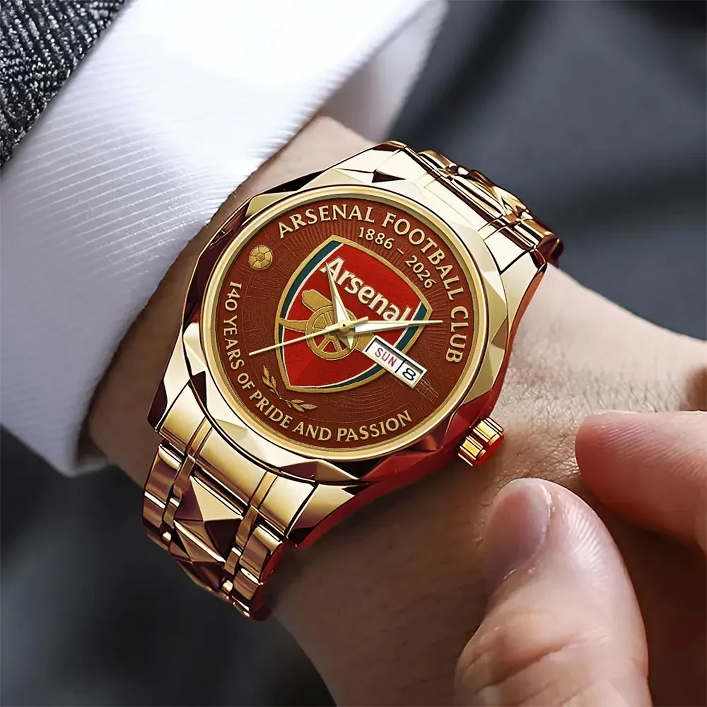ARS F.C. 140TH Anniversary 1886-2026 Alloy Luxury Quartz Watch V3 DatND DVT