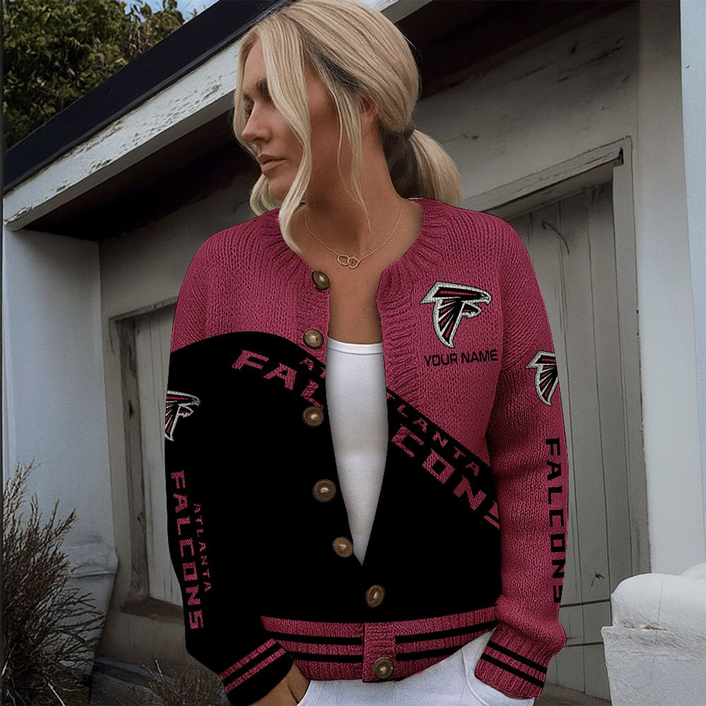 ATL x NFL Knitted Cardigan DATND TANTD