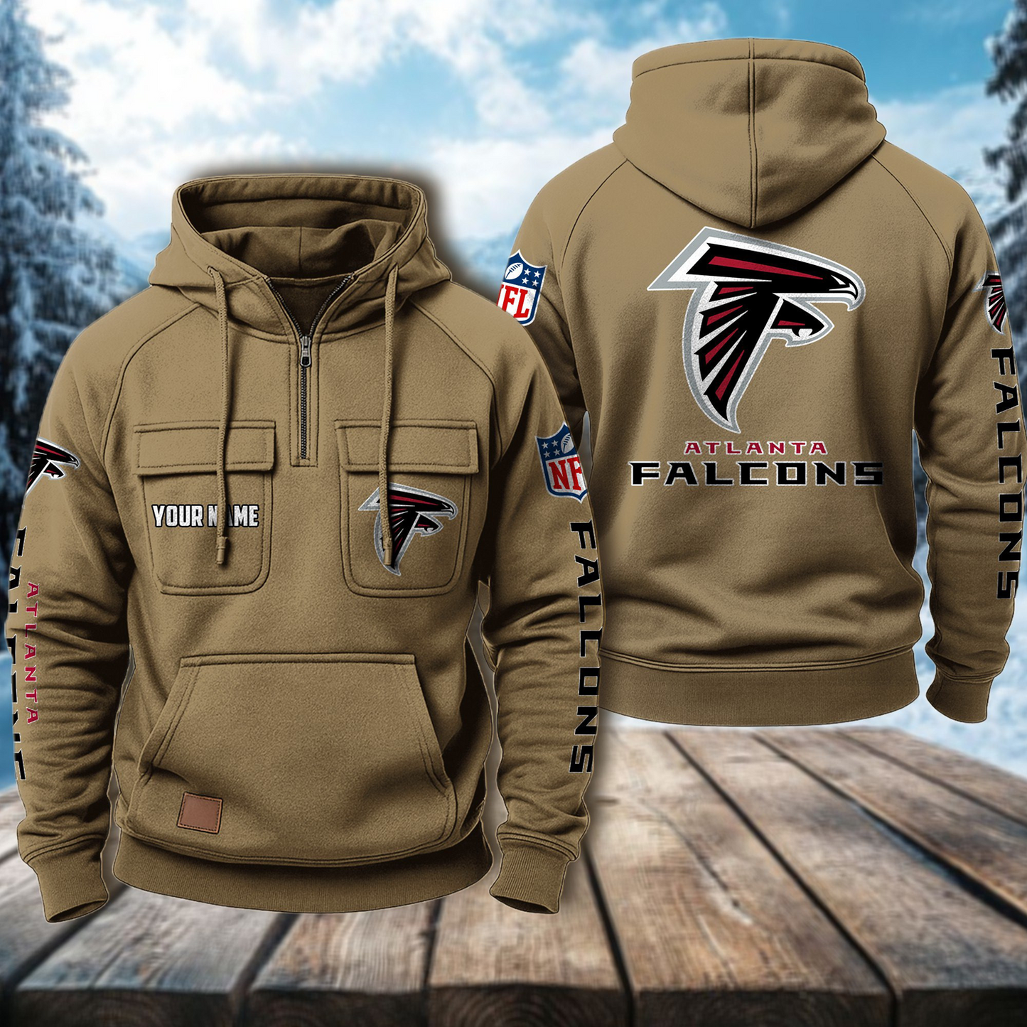 ATL x NFL Premium Hoodie DATND TANTD