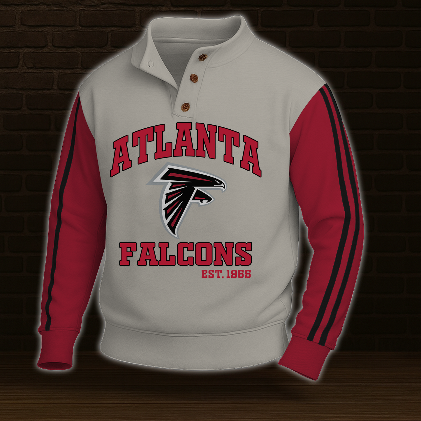 ATL x NFL Stand Collar Sweatshirt DATND TANTD 031025