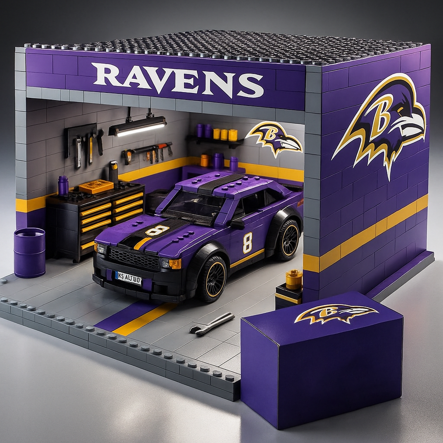 BAL x NFL Garage Building Blocks Set DATND TANTD