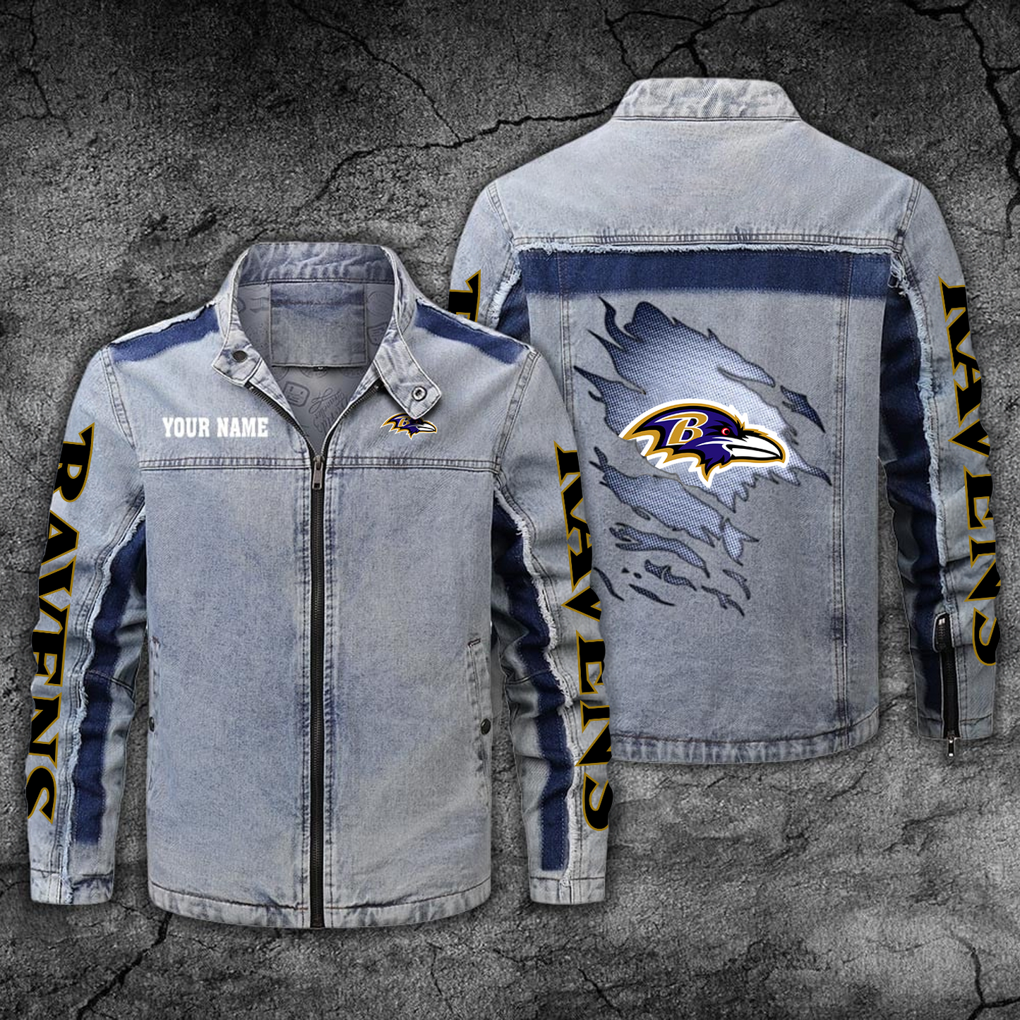 BAL x NFL Jean Jacket DATND TANTD